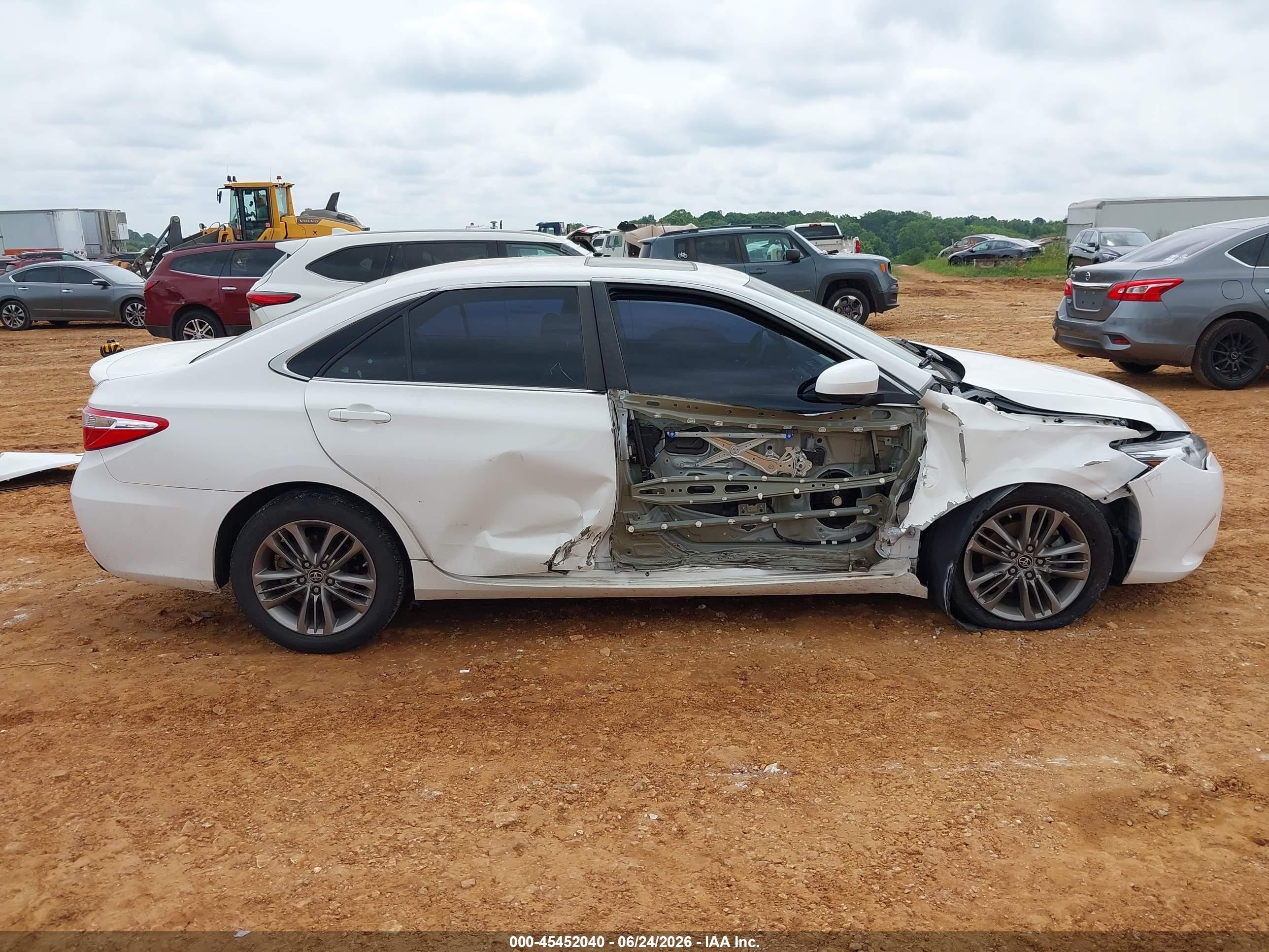 2016 Toyota Camry Se Белый vin: 4T1BF1FK1GU549601