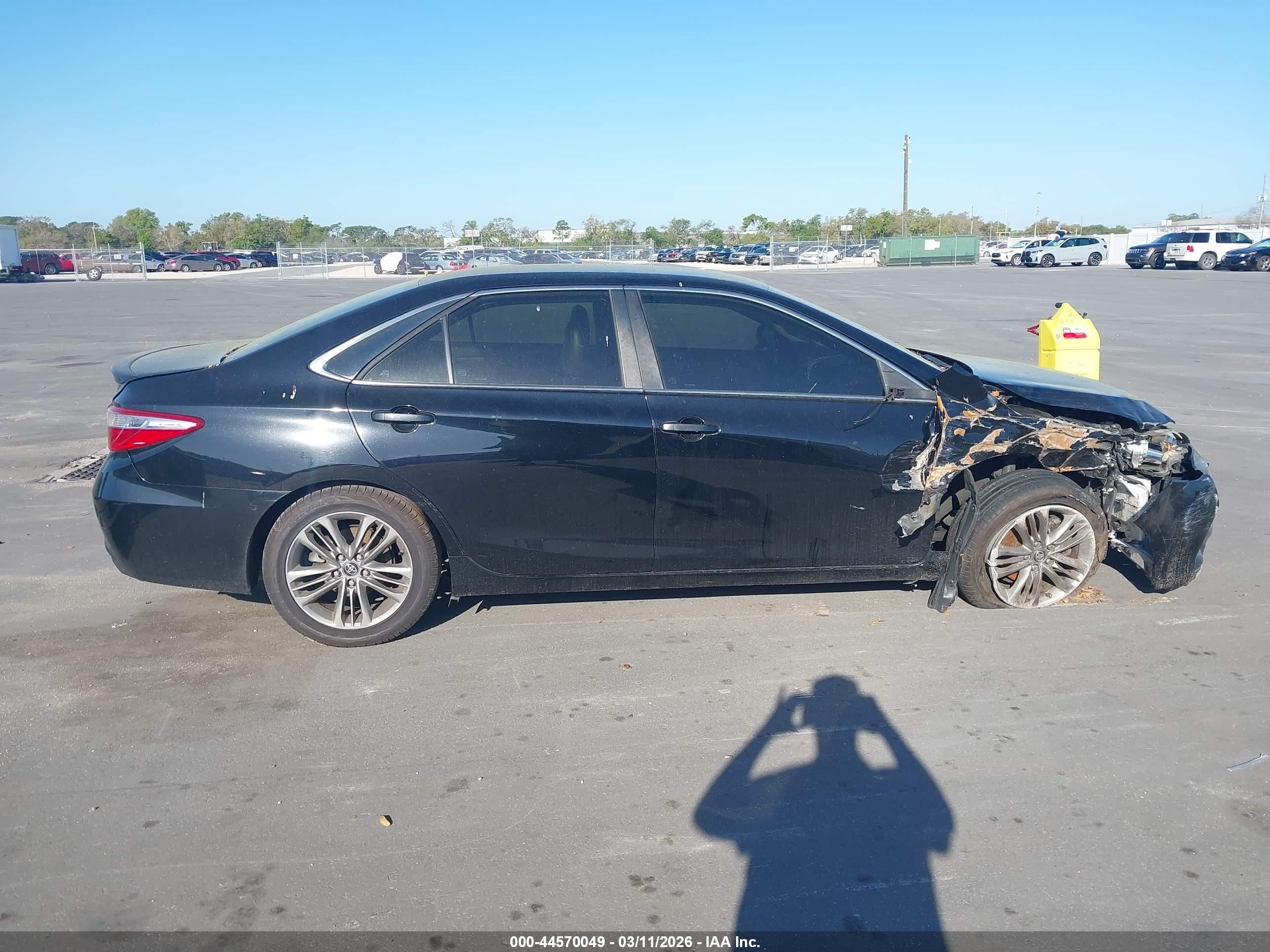 2017 Toyota Camry Se Black vin: 4T1BF1FK1HU622869