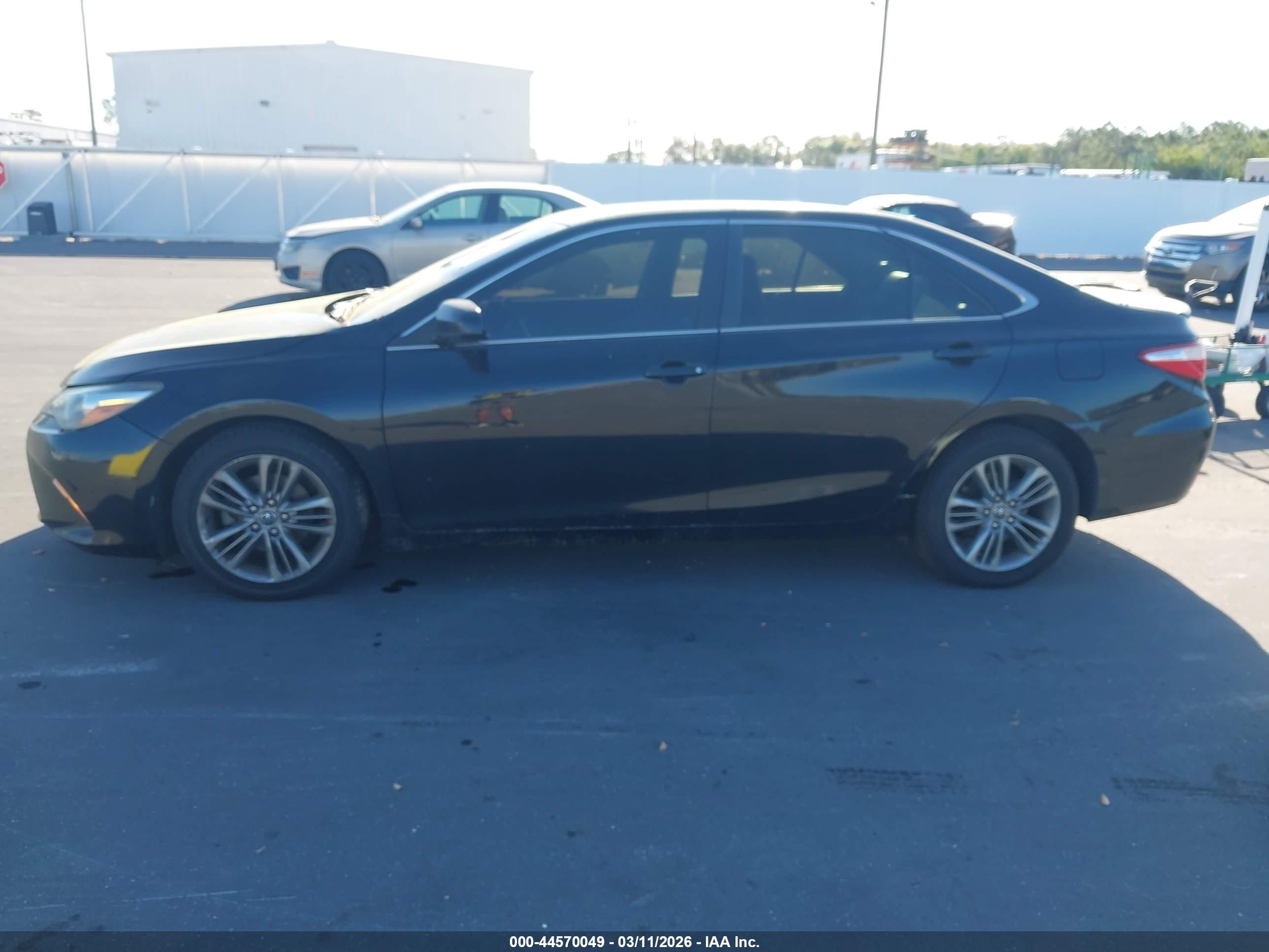 2017 Toyota Camry Se Black vin: 4T1BF1FK1HU622869