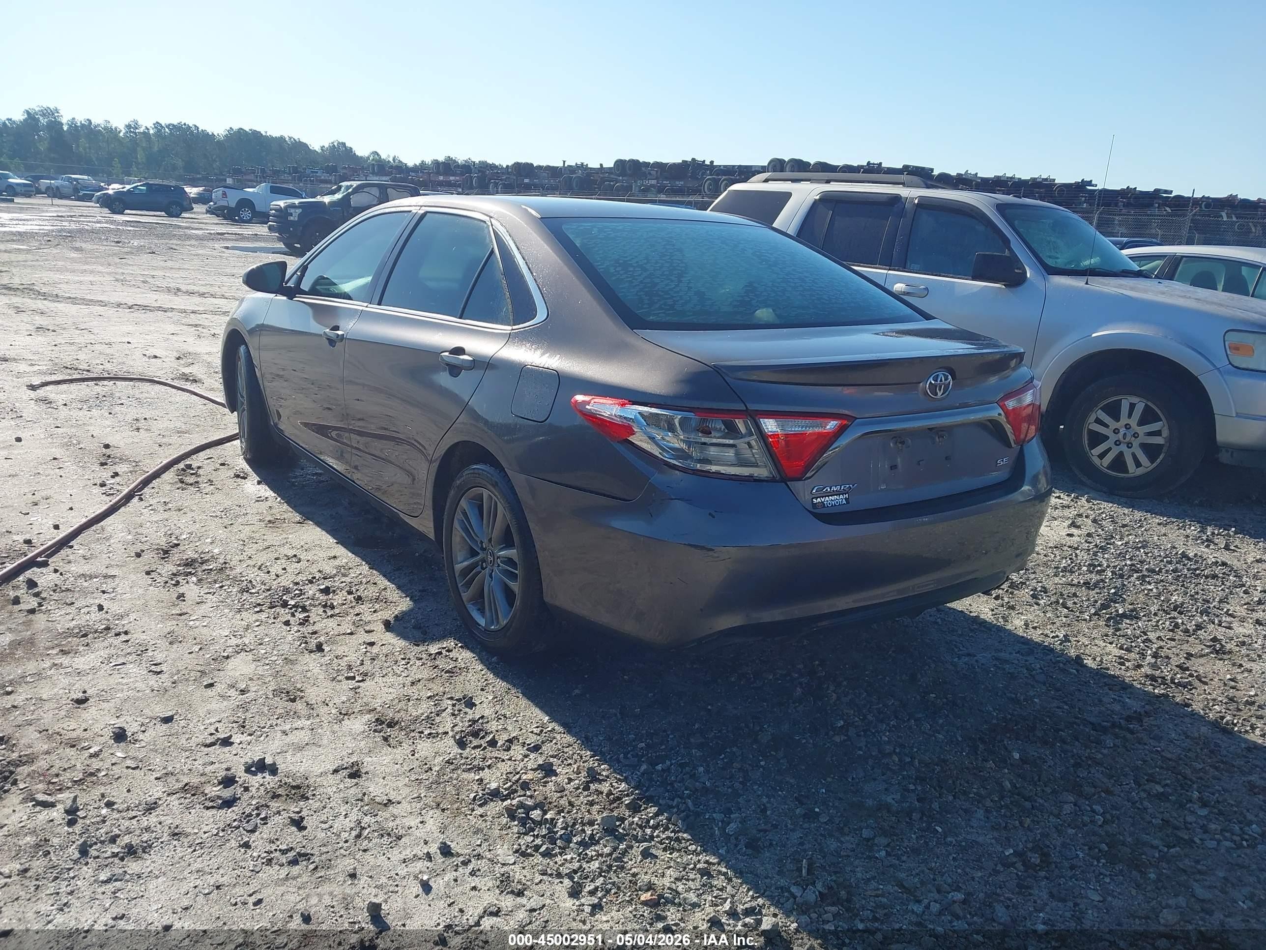 2017 Toyota Camry Se Gray vin: 4T1BF1FK1HU633161