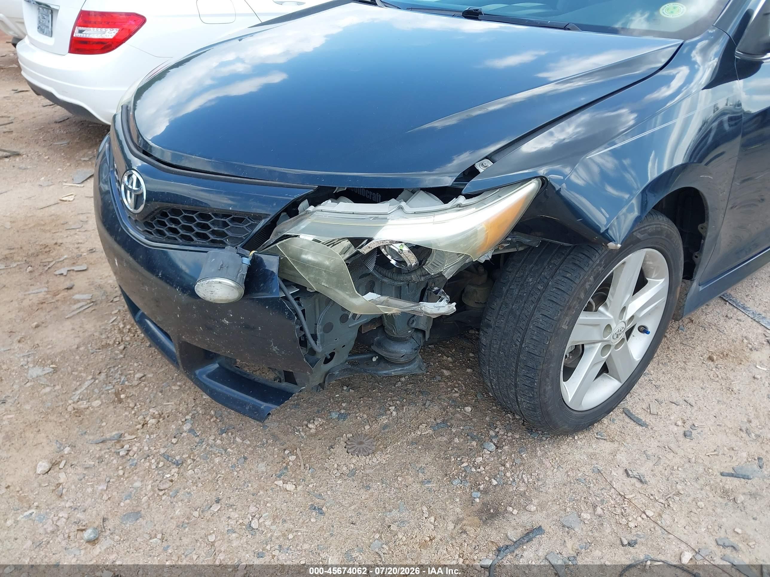 2012 Toyota Camry Se Black vin: 4T1BF1FK2CU013119