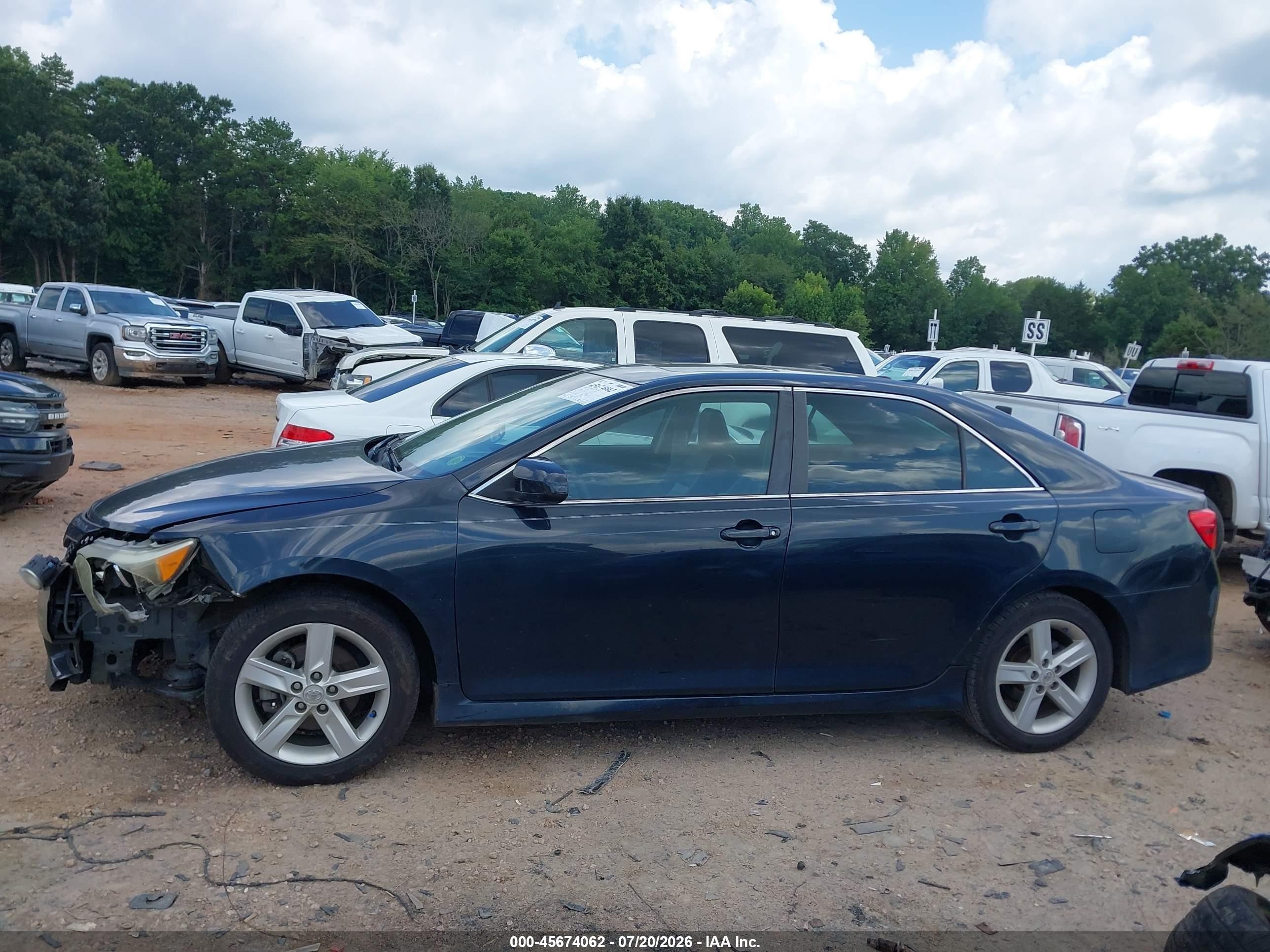 2012 Toyota Camry Se Black vin: 4T1BF1FK2CU013119