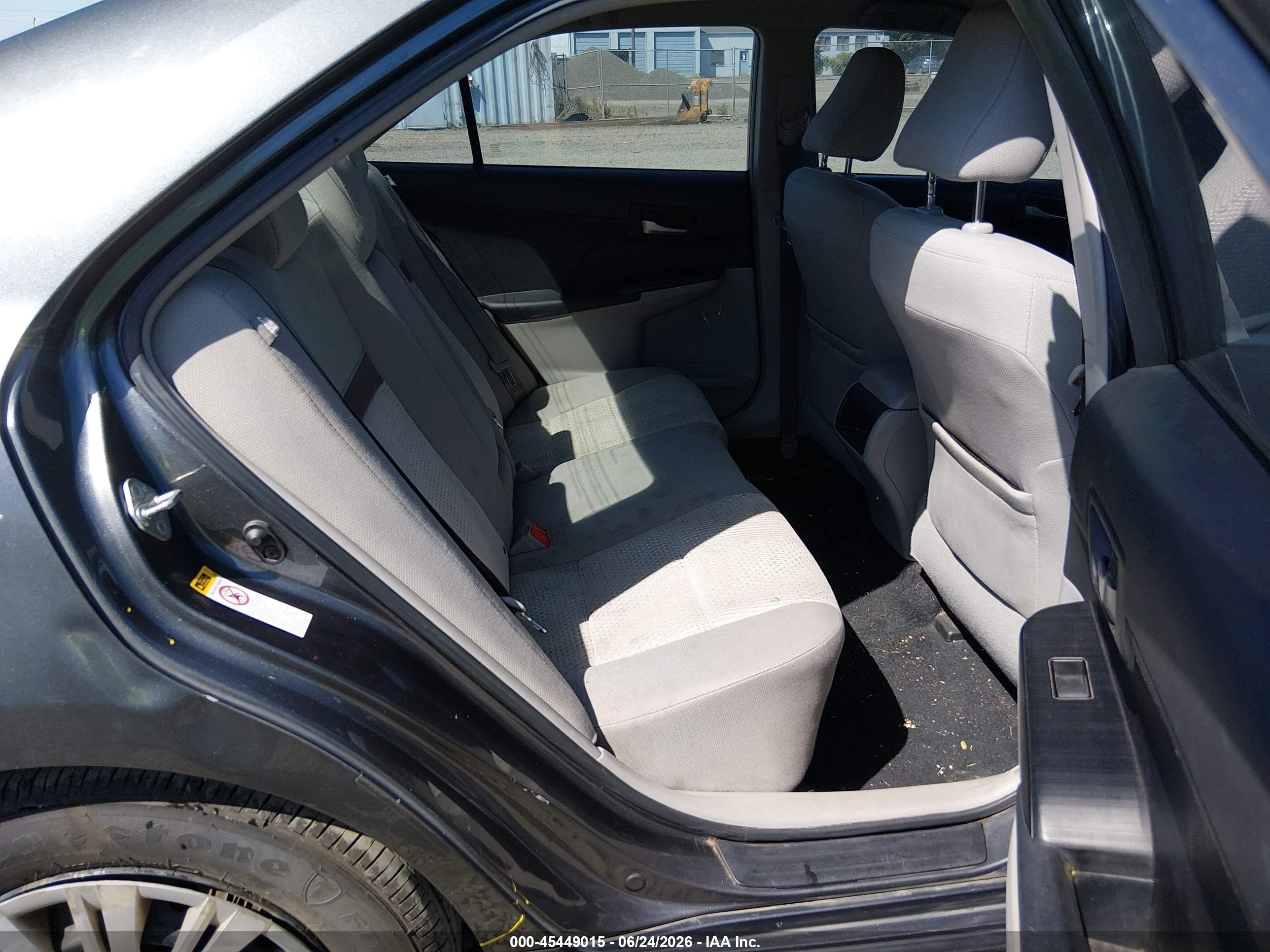 2012 Toyota Camry Le Gray vin: 4T1BF1FK2CU038425