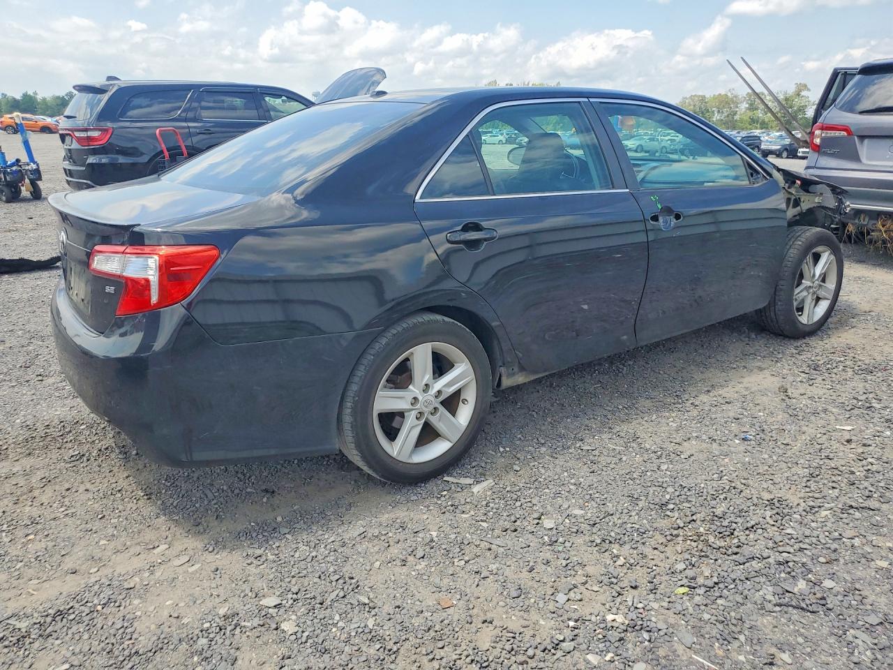 2012 Toyota Camry Se Black vin: 4T1BF1FK2CU055192