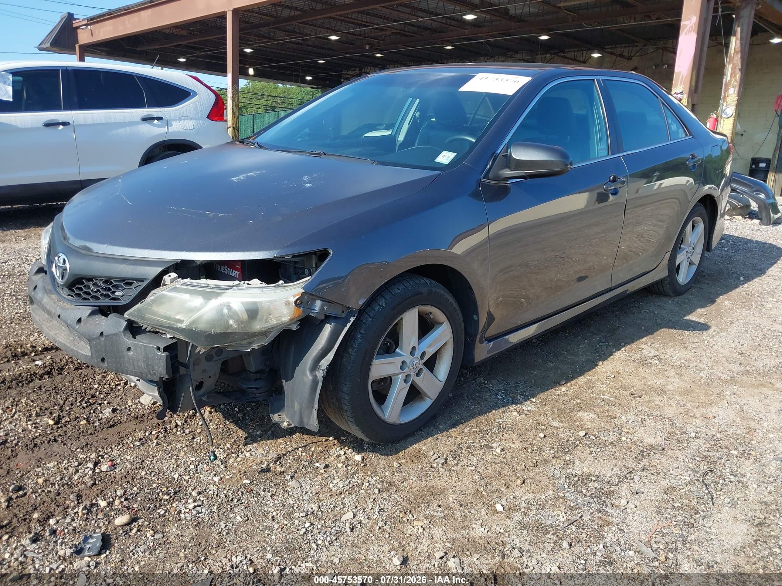 2012 Toyota Camry Se Gray vin: 4T1BF1FK2CU057170