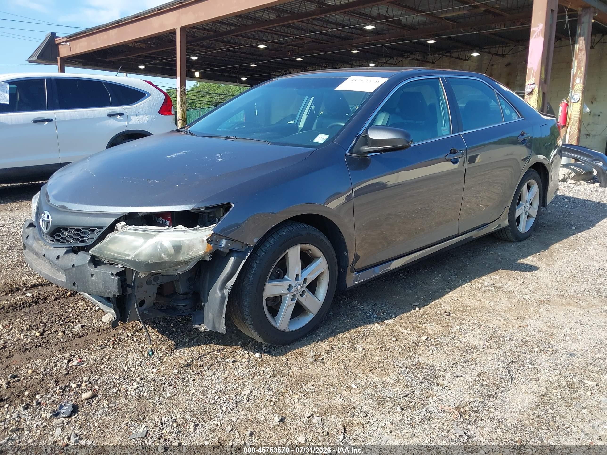 2012 Toyota Camry Se Gray vin: 4T1BF1FK2CU057170