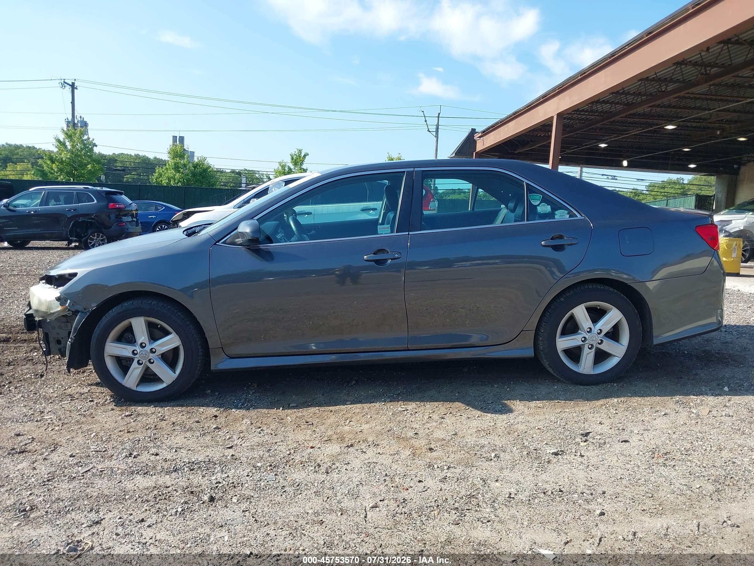 2012 Toyota Camry Se Gray vin: 4T1BF1FK2CU057170