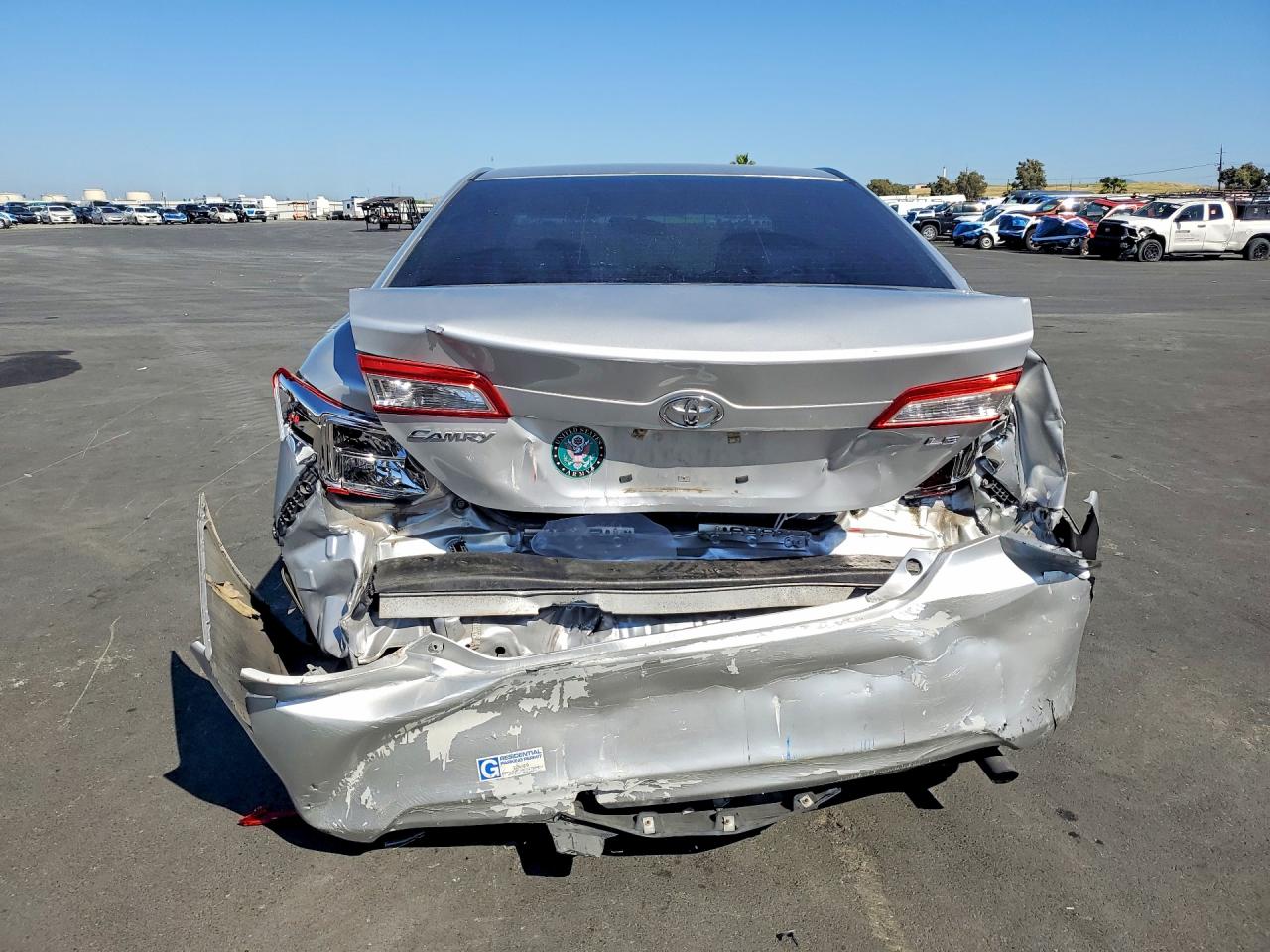 2012 Toyota Camry Le Silver vin: 4T1BF1FK2CU058836