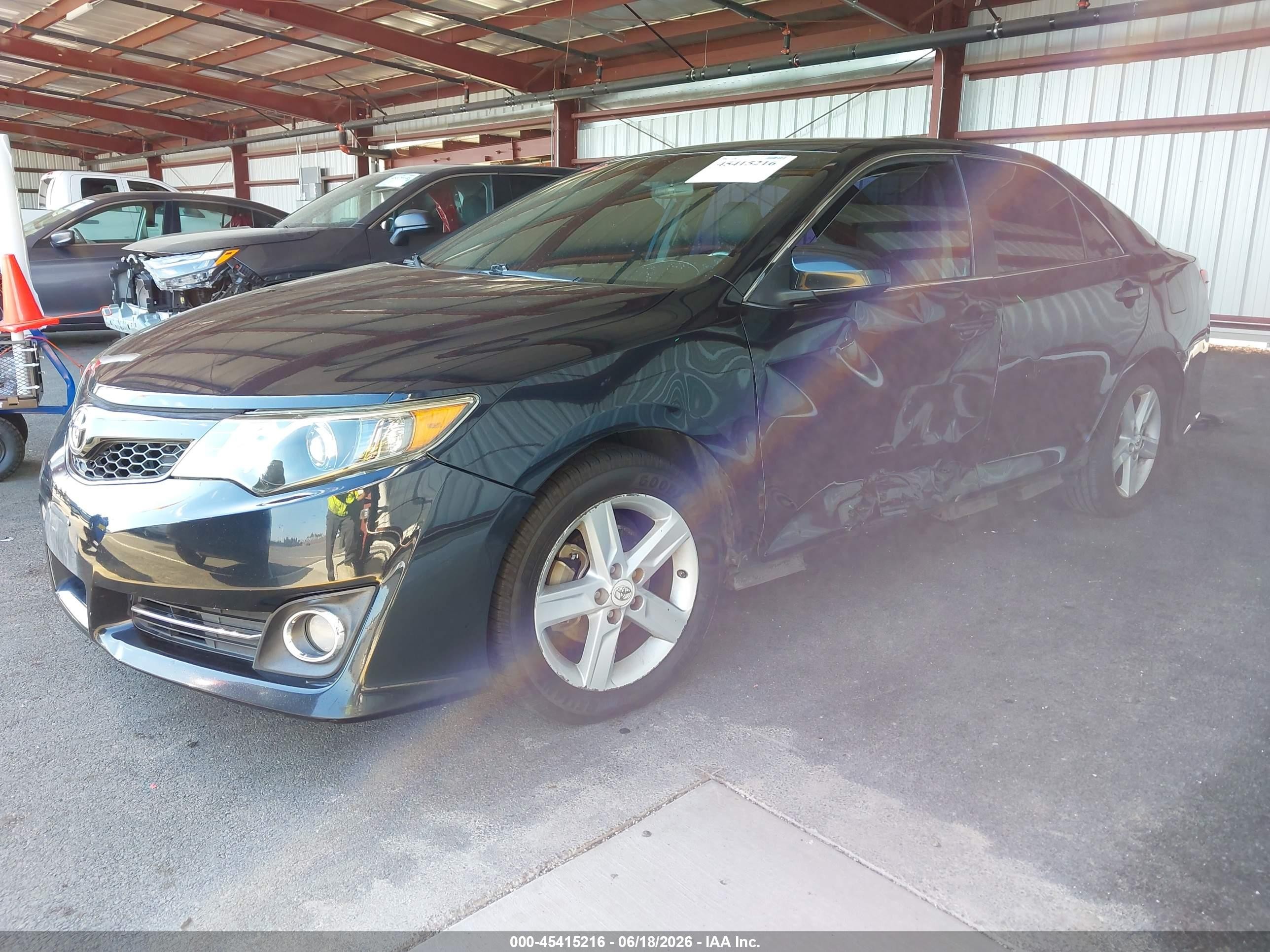2012 Toyota Camry Se Black vin: 4T1BF1FK2CU079122