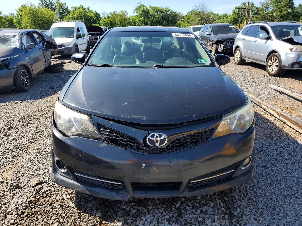 2012 Toyota Camry Se Black vin: 4T1BF1FK2CU093232