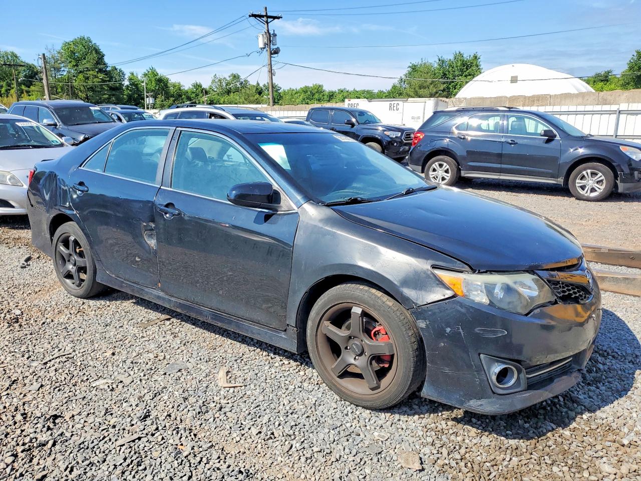 2012 Toyota Camry Se Black vin: 4T1BF1FK2CU093232