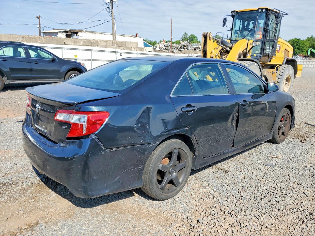 2012 Toyota Camry Se Black vin: 4T1BF1FK2CU093232