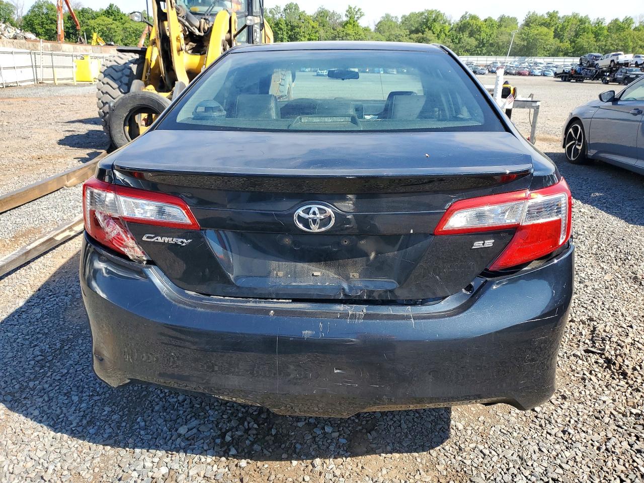 2012 Toyota Camry Se Black vin: 4T1BF1FK2CU093232