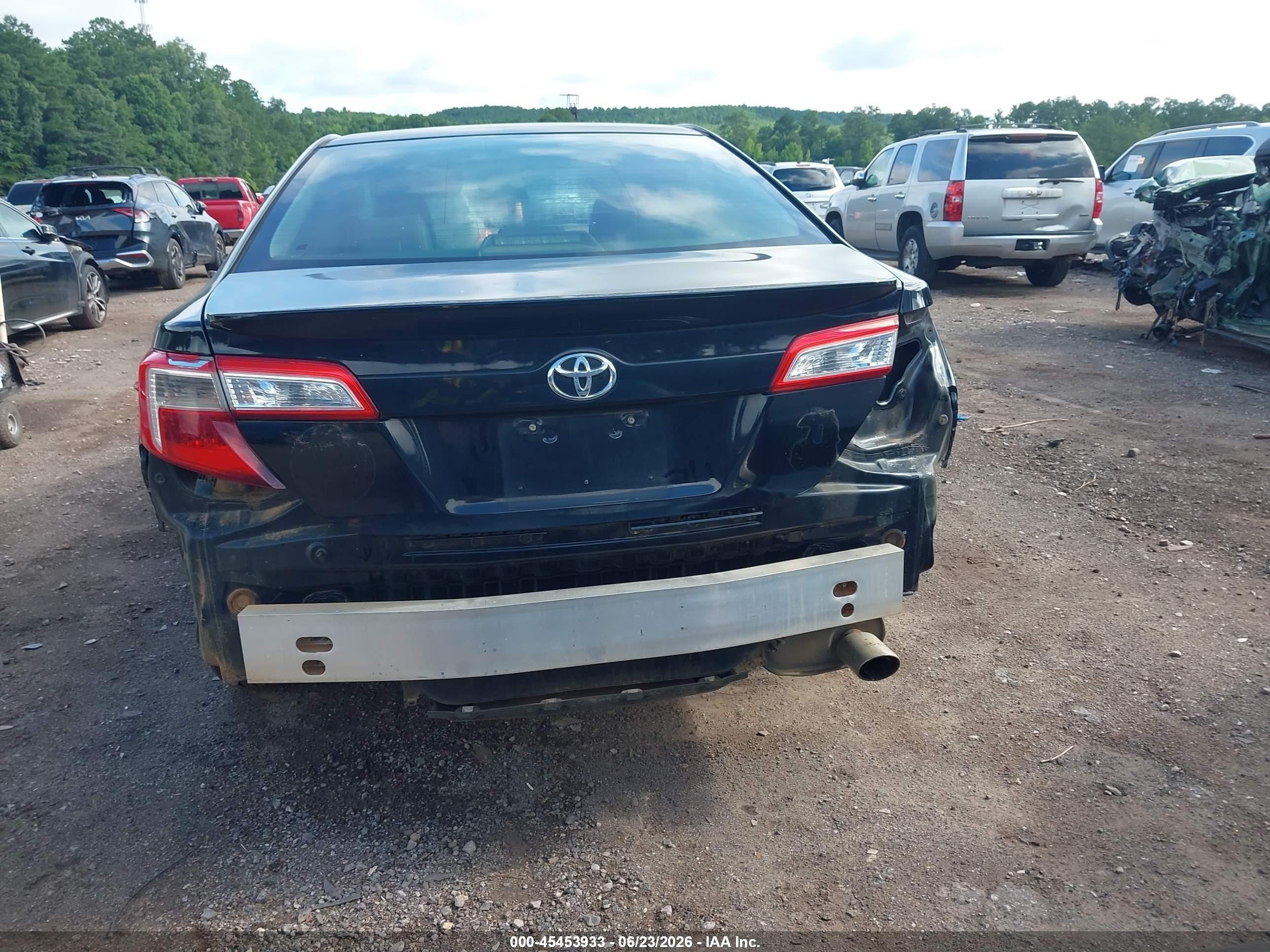 2012 Toyota Camry Se Black vin: 4T1BF1FK2CU098348