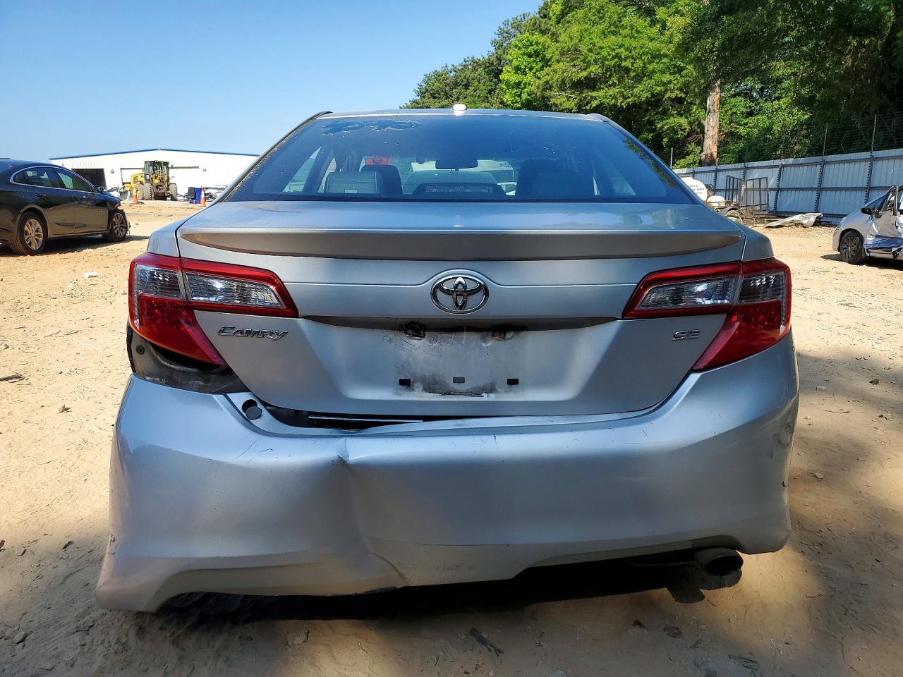 2012 Toyota Camry Se Silver vin: 4T1BF1FK2CU109090