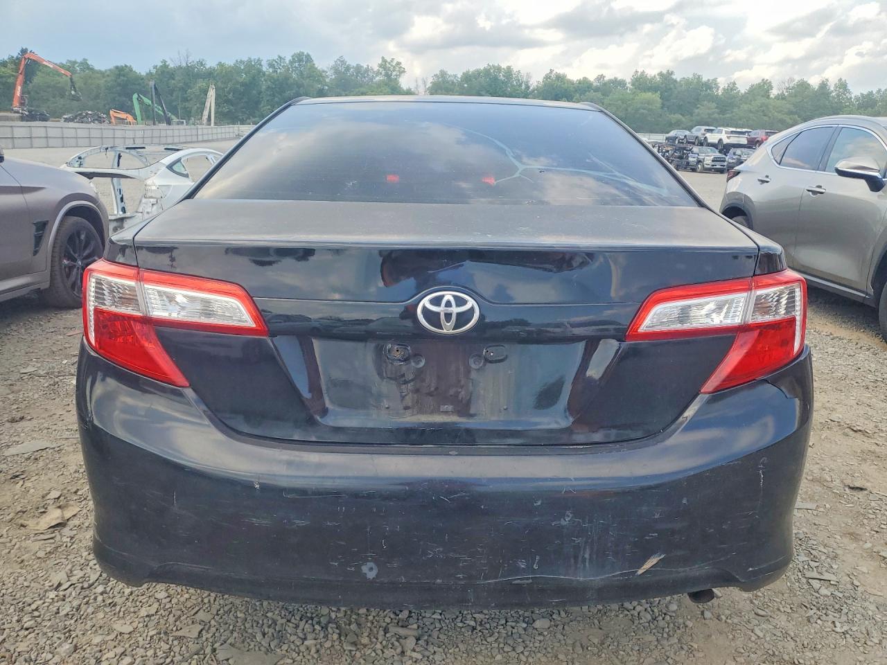 2012 Toyota Camry Le Черный vin: 4T1BF1FK2CU124284