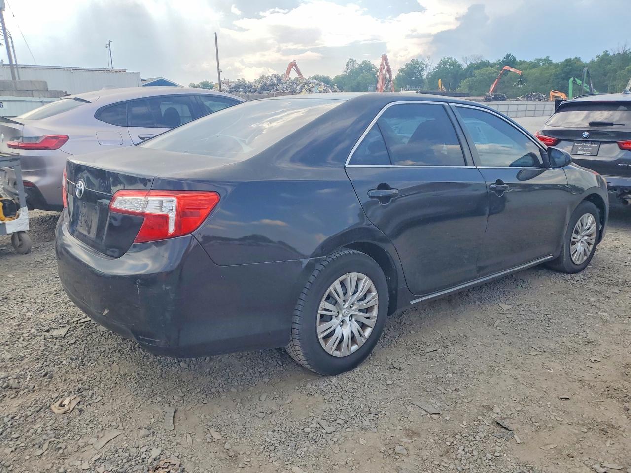 2012 Toyota Camry Le Черный vin: 4T1BF1FK2CU124284