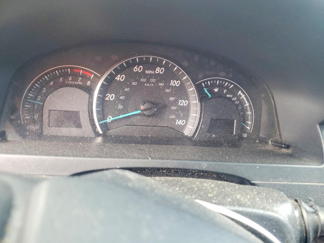2012 Toyota Camry Le Черный vin: 4T1BF1FK2CU124284