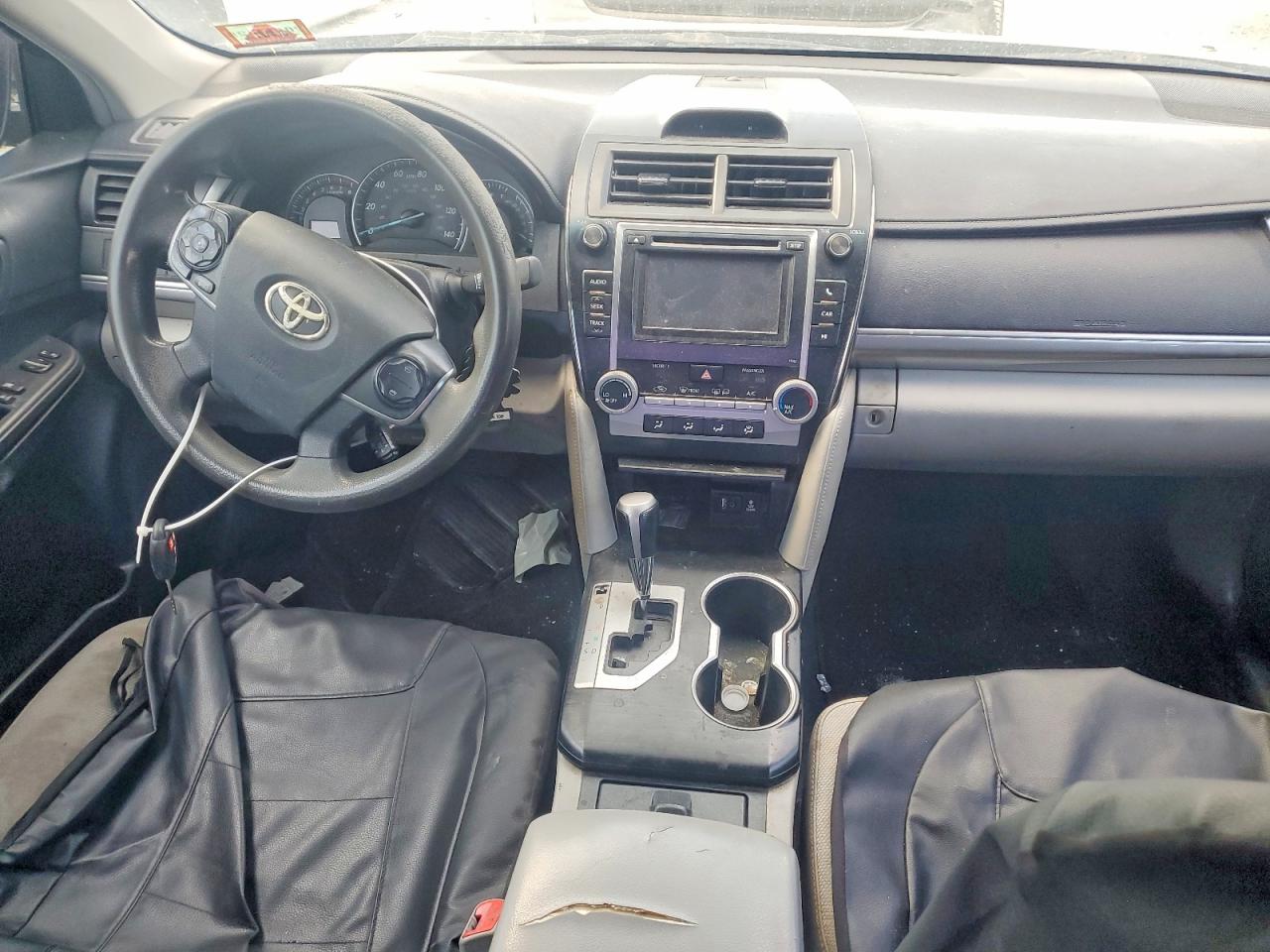 2012 Toyota Camry Le Черный vin: 4T1BF1FK2CU124284