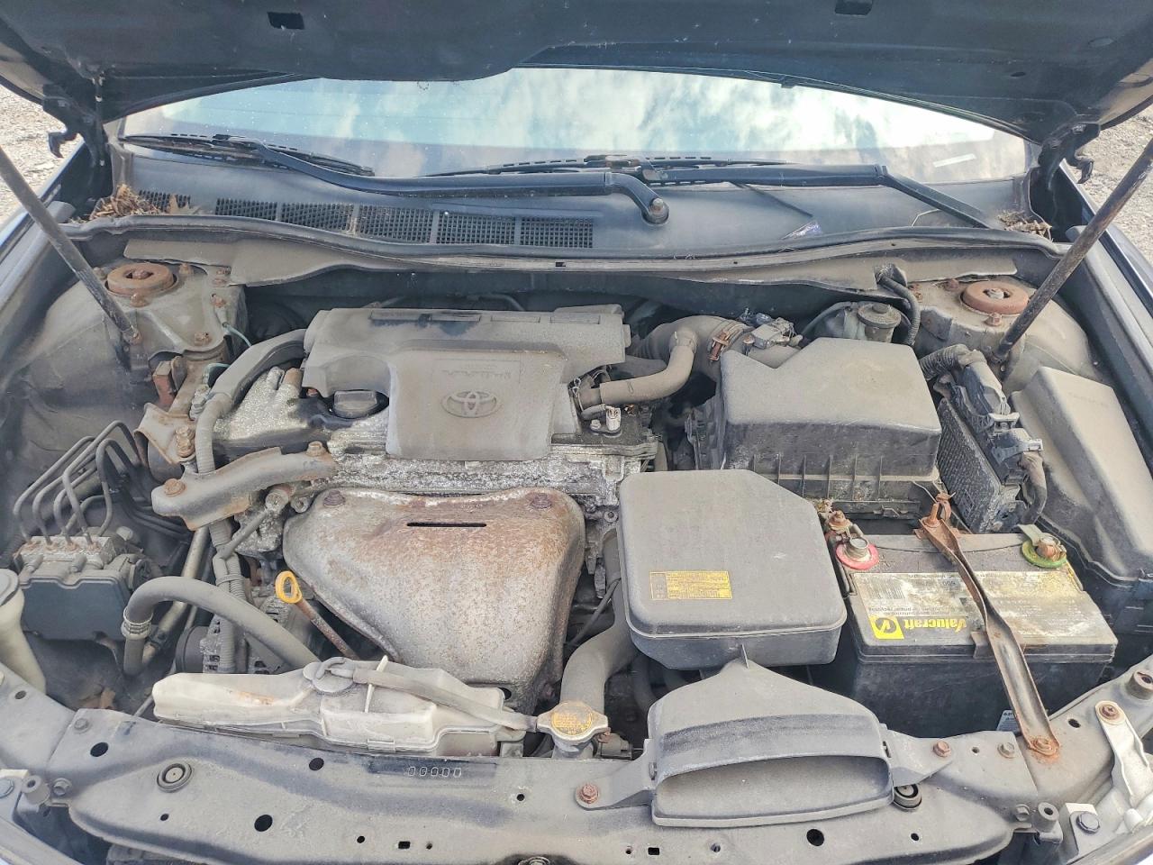 2012 Toyota Camry Le Черный vin: 4T1BF1FK2CU124284