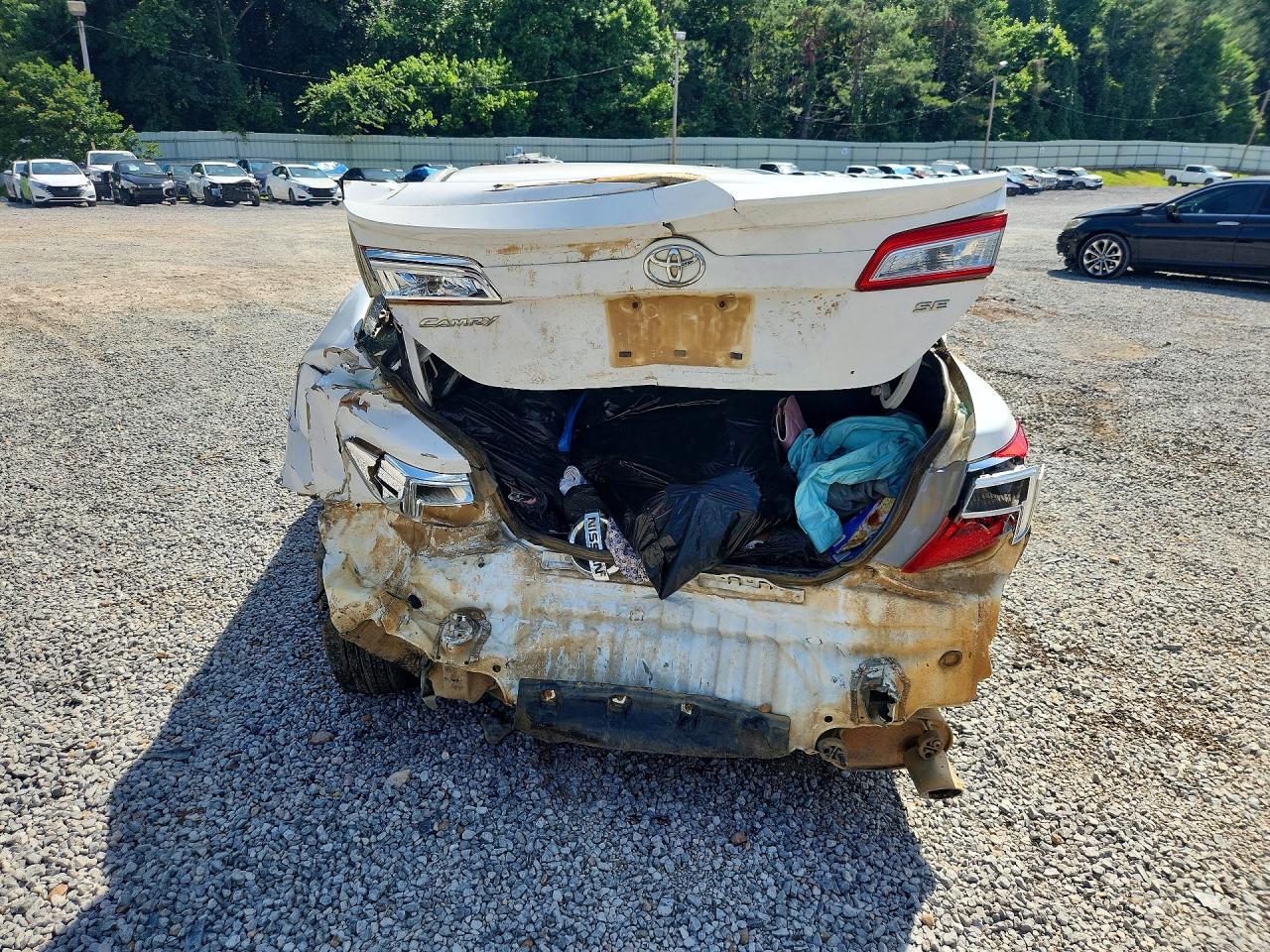 2012 Toyota Camry Se White vin: 4T1BF1FK2CU134250
