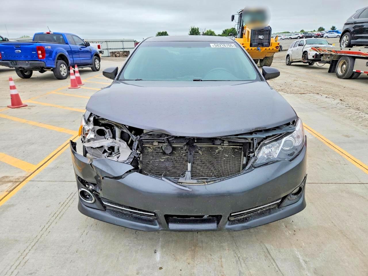 2012 Toyota Camry Se Серый vin: 4T1BF1FK2CU135320