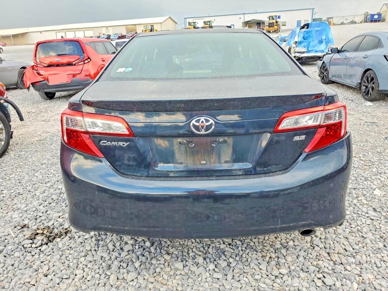 2012 Toyota Camry Se Black vin: 4T1BF1FK2CU137469