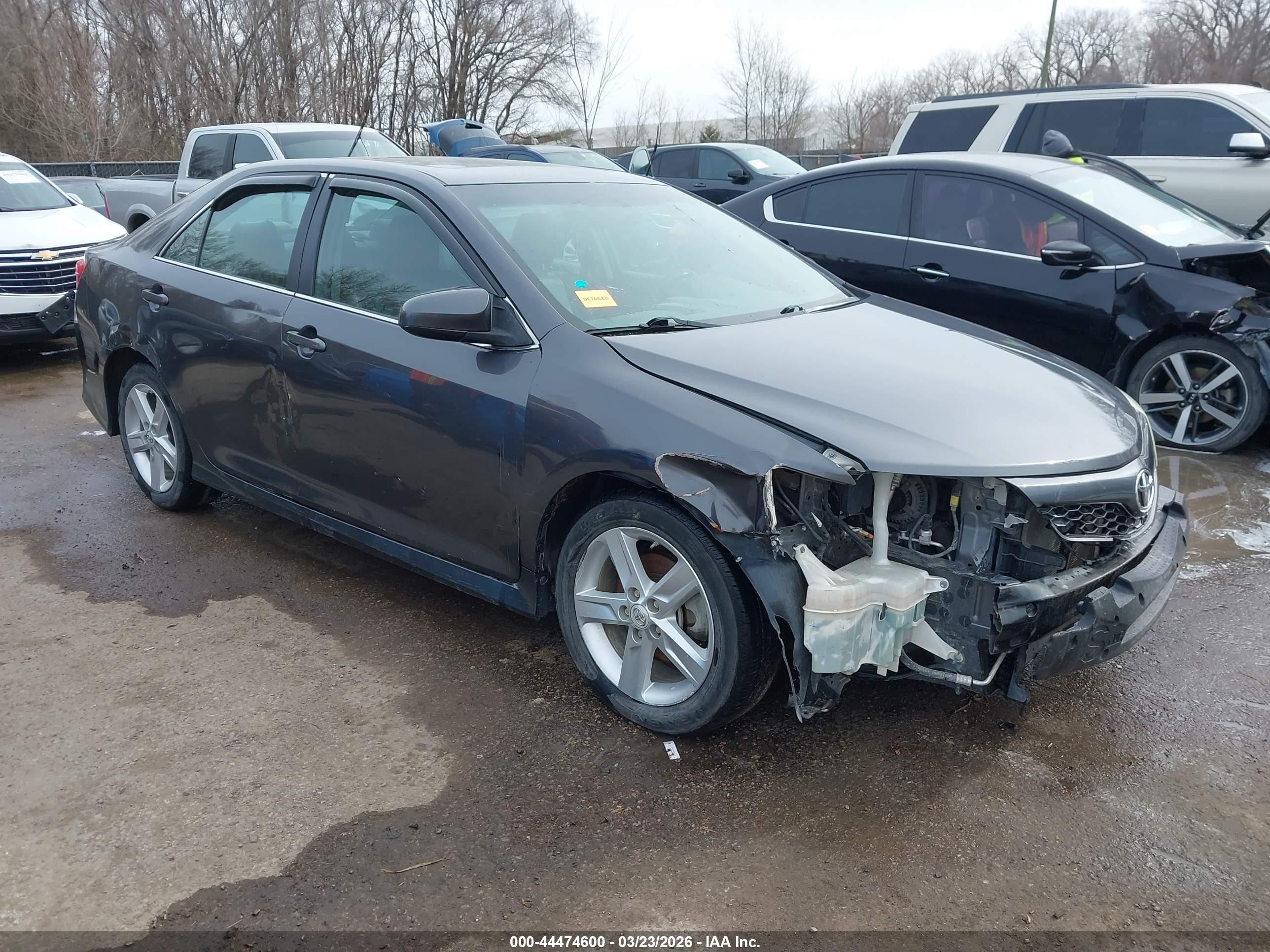 2012 Toyota Camry Se Gray vin: 4T1BF1FK2CU139805
