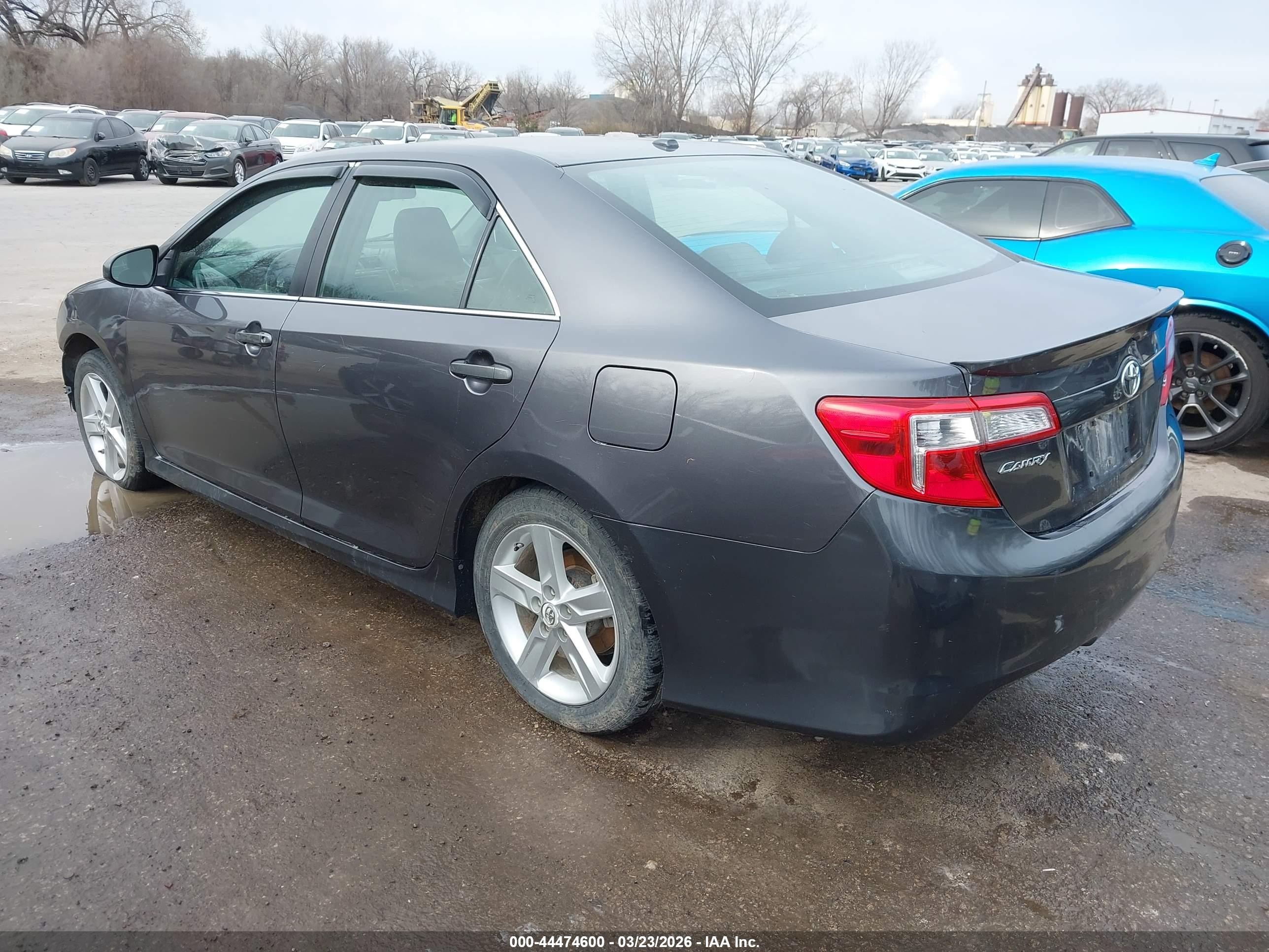 2012 Toyota Camry Se Gray vin: 4T1BF1FK2CU139805