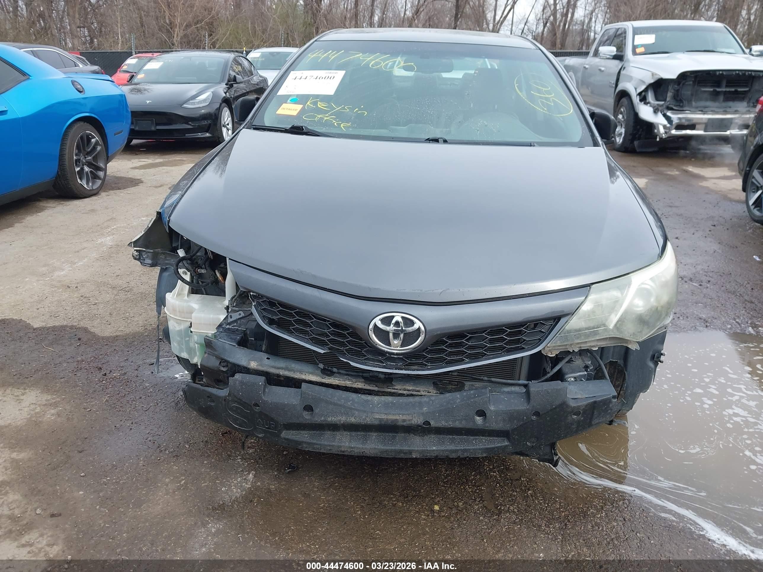 2012 Toyota Camry Se Gray vin: 4T1BF1FK2CU139805