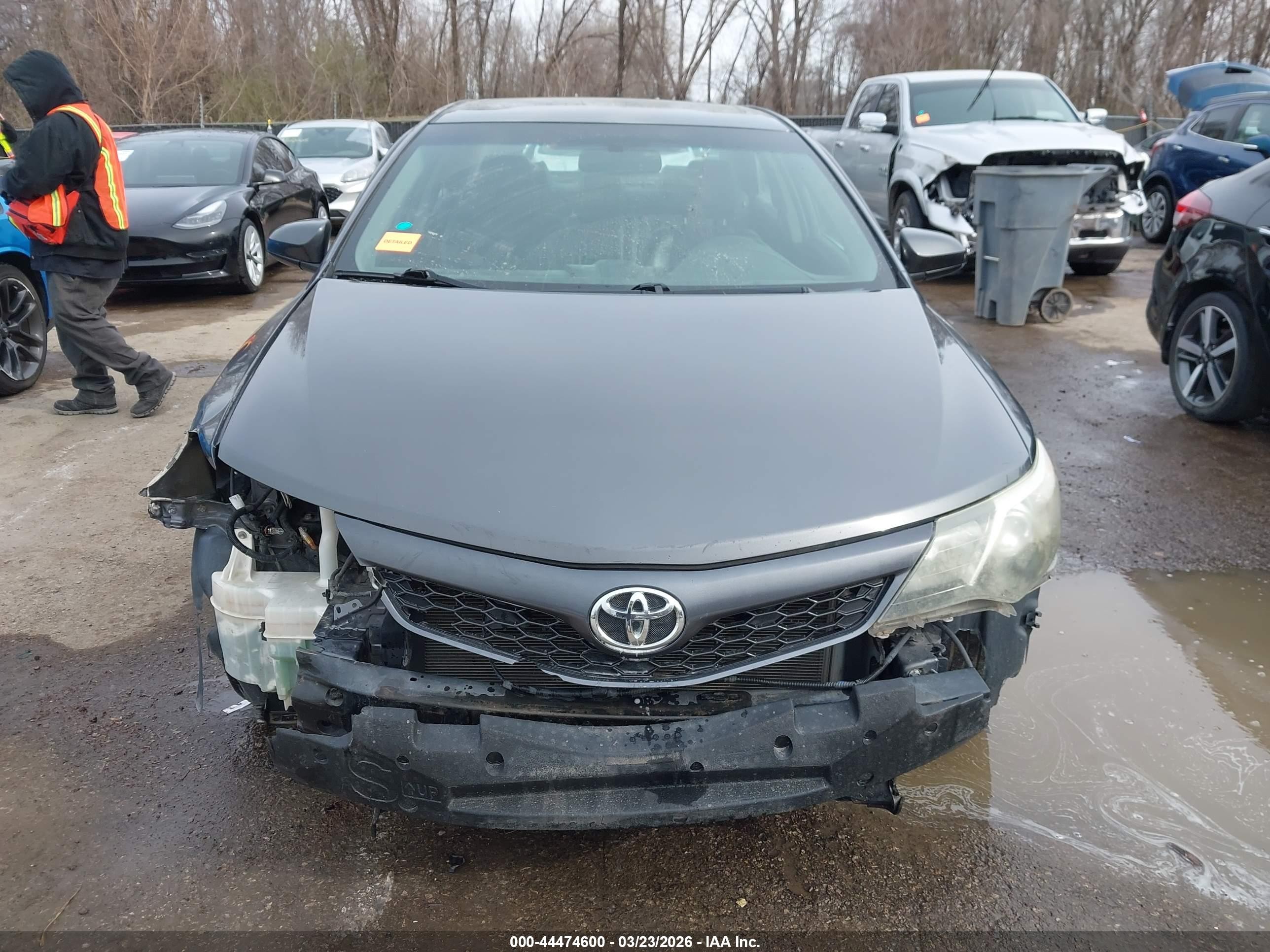 2012 Toyota Camry Se Gray vin: 4T1BF1FK2CU139805