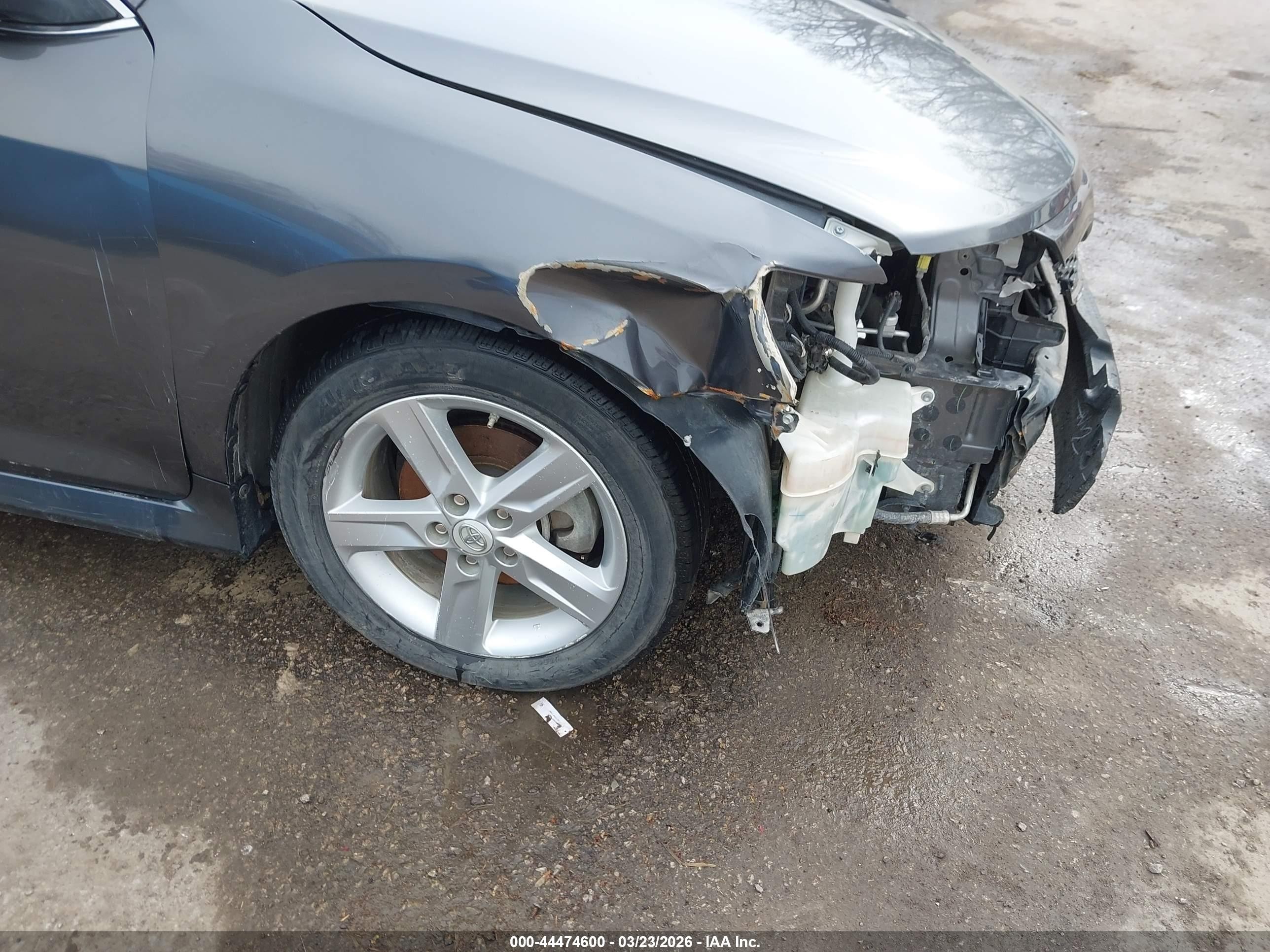 2012 Toyota Camry Se Gray vin: 4T1BF1FK2CU139805