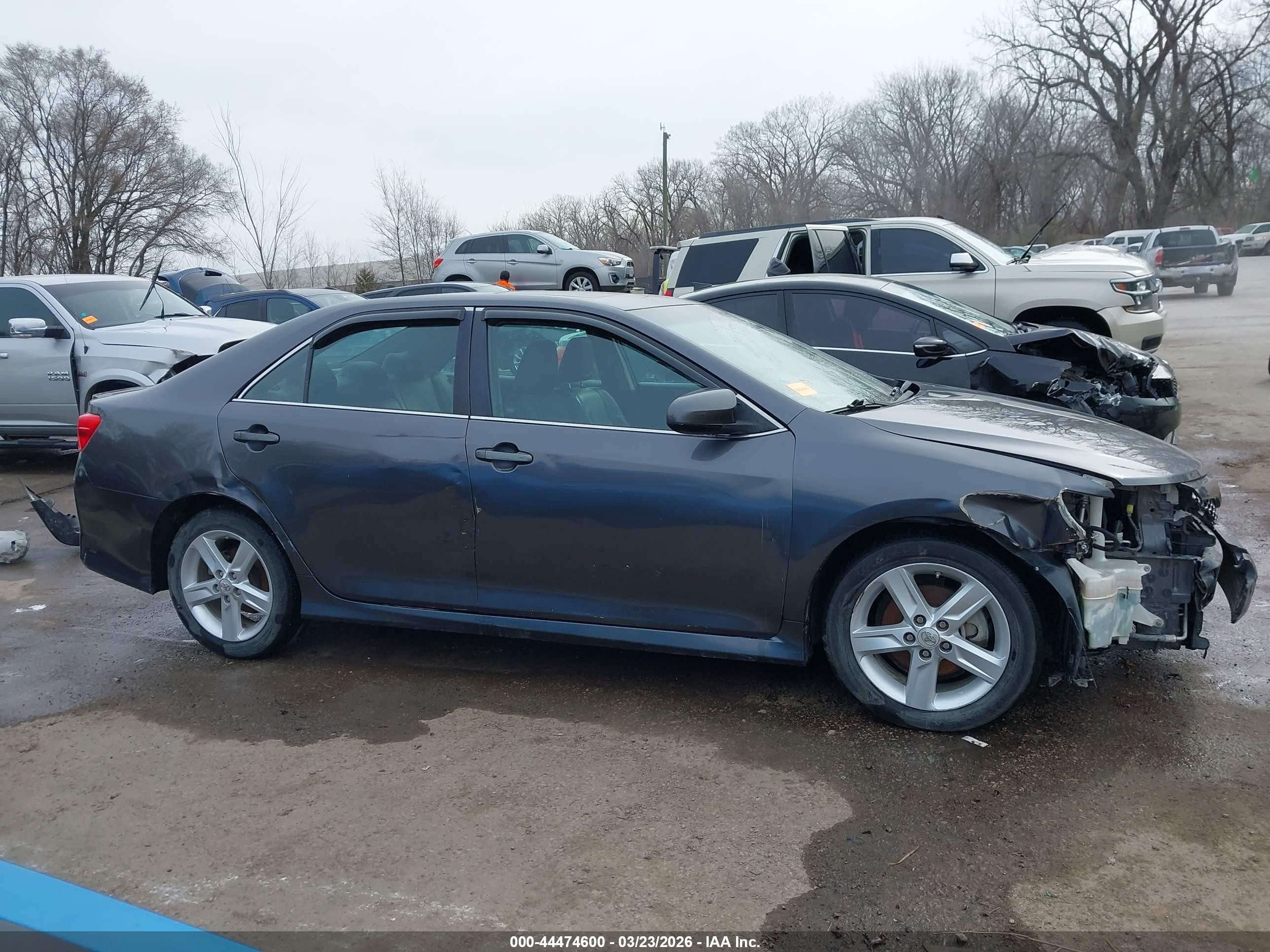 2012 Toyota Camry Se Gray vin: 4T1BF1FK2CU139805