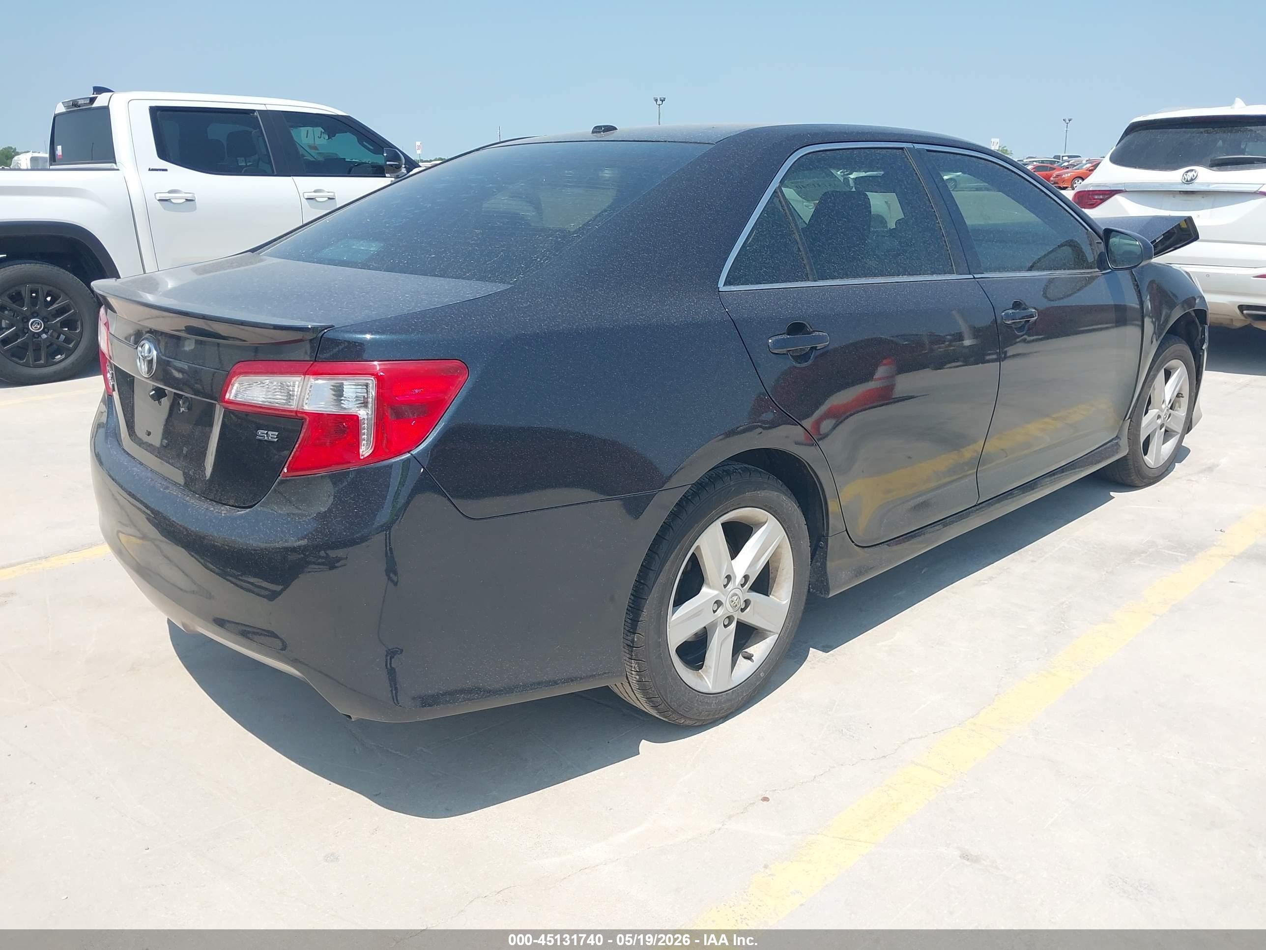 2012 Toyota Camry Se Dark Blue vin: 4T1BF1FK2CU150805