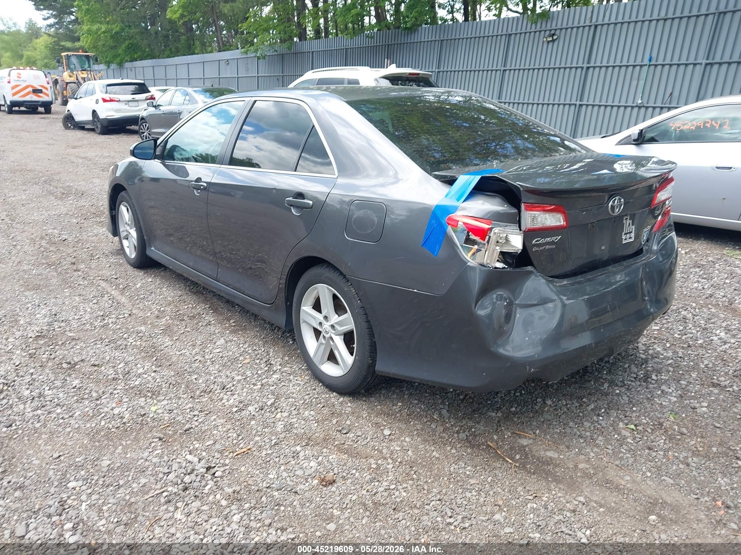 2012 Toyota Camry Se Серый vin: 4T1BF1FK2CU153008