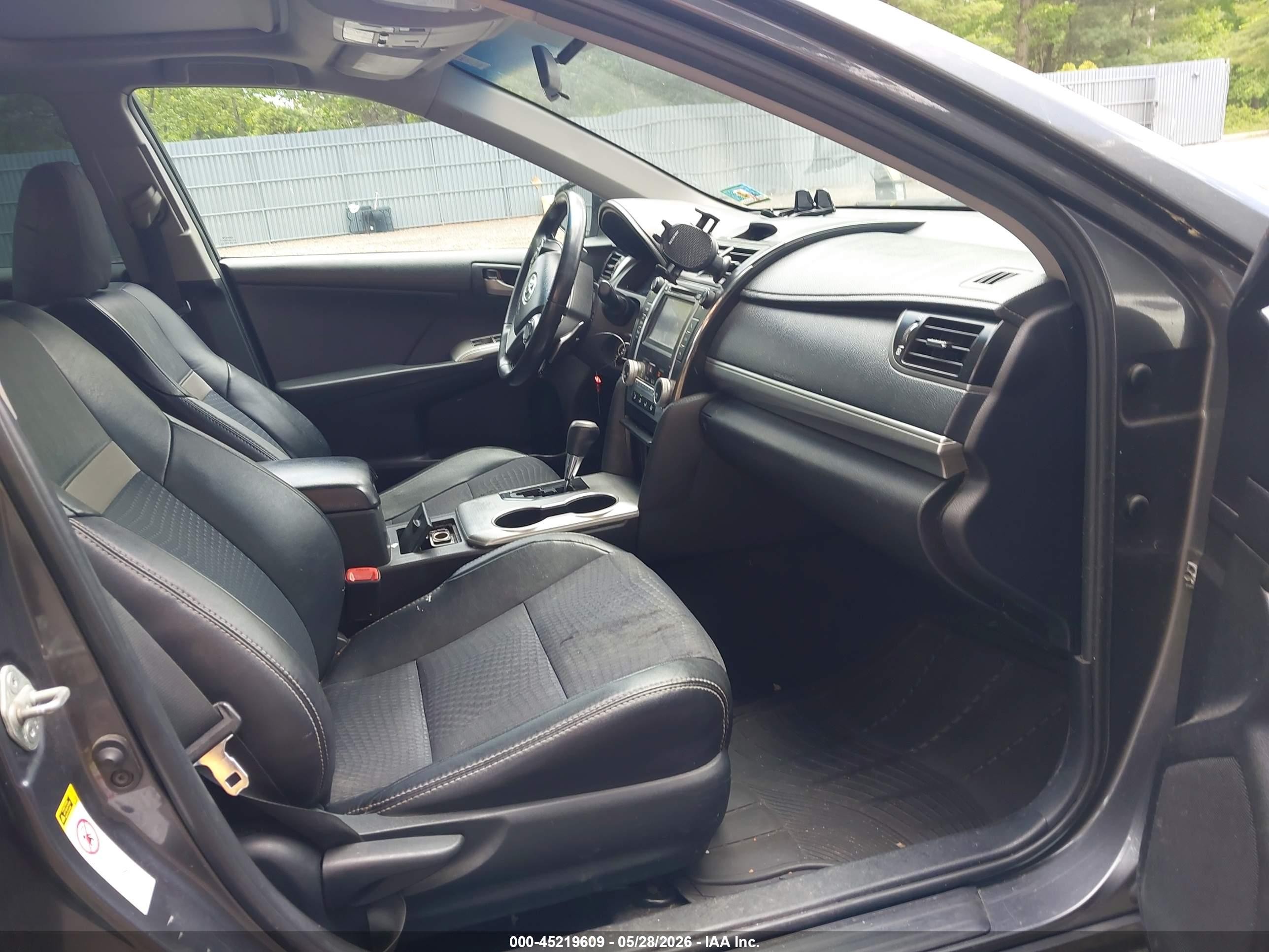 2012 Toyota Camry Se Серый vin: 4T1BF1FK2CU153008