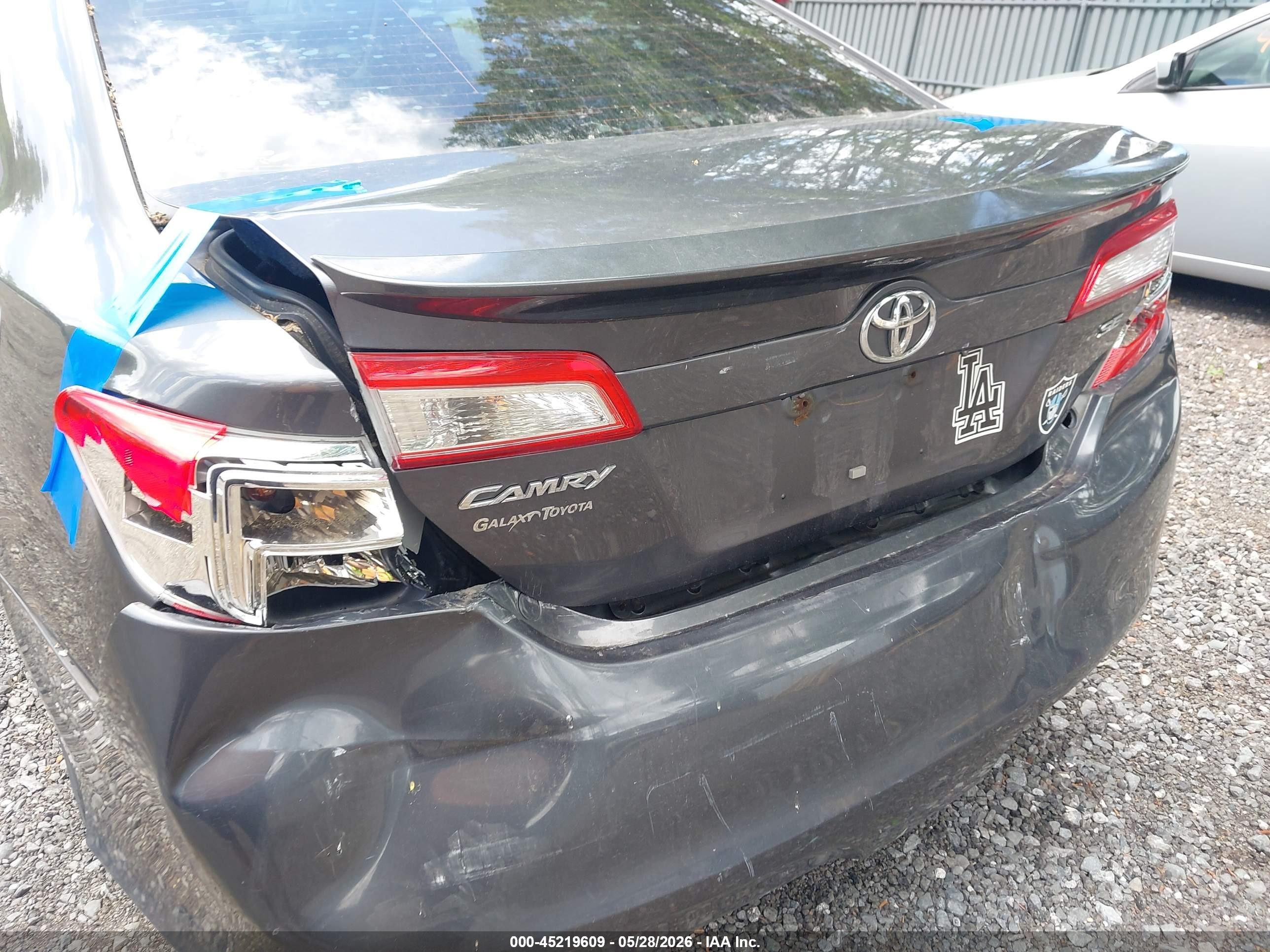 2012 Toyota Camry Se Серый vin: 4T1BF1FK2CU153008