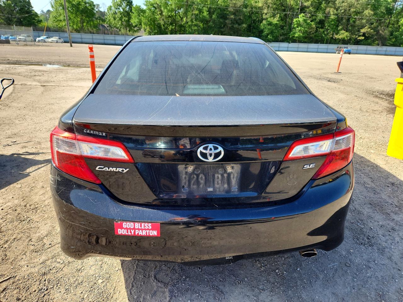 2012 Toyota Camry Se Black vin: 4T1BF1FK2CU153798