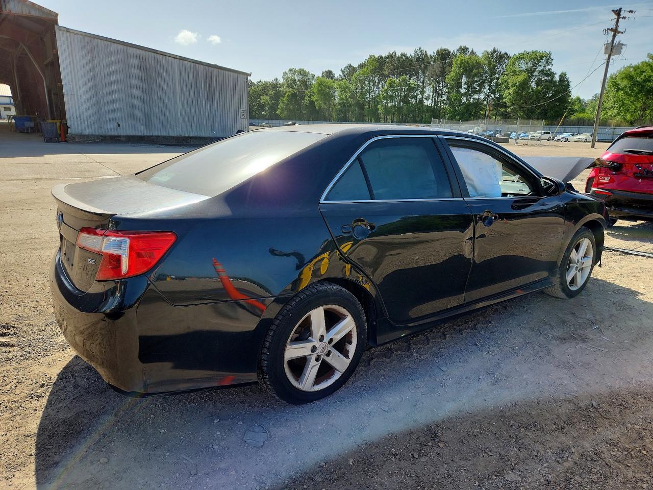 2012 Toyota Camry Se Black vin: 4T1BF1FK2CU153798