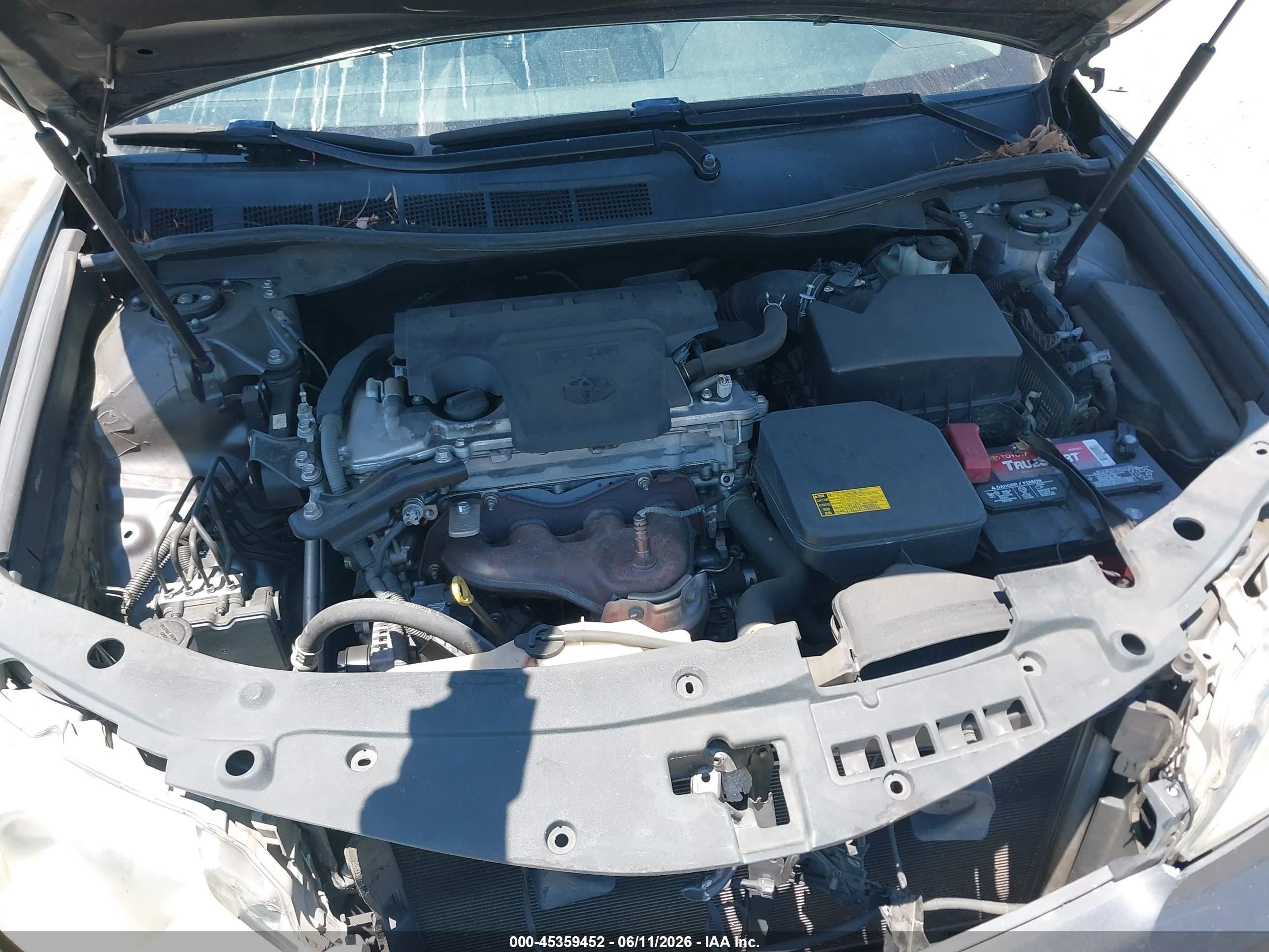2012 Toyota Camry Le Gray vin: 4T1BF1FK2CU169502