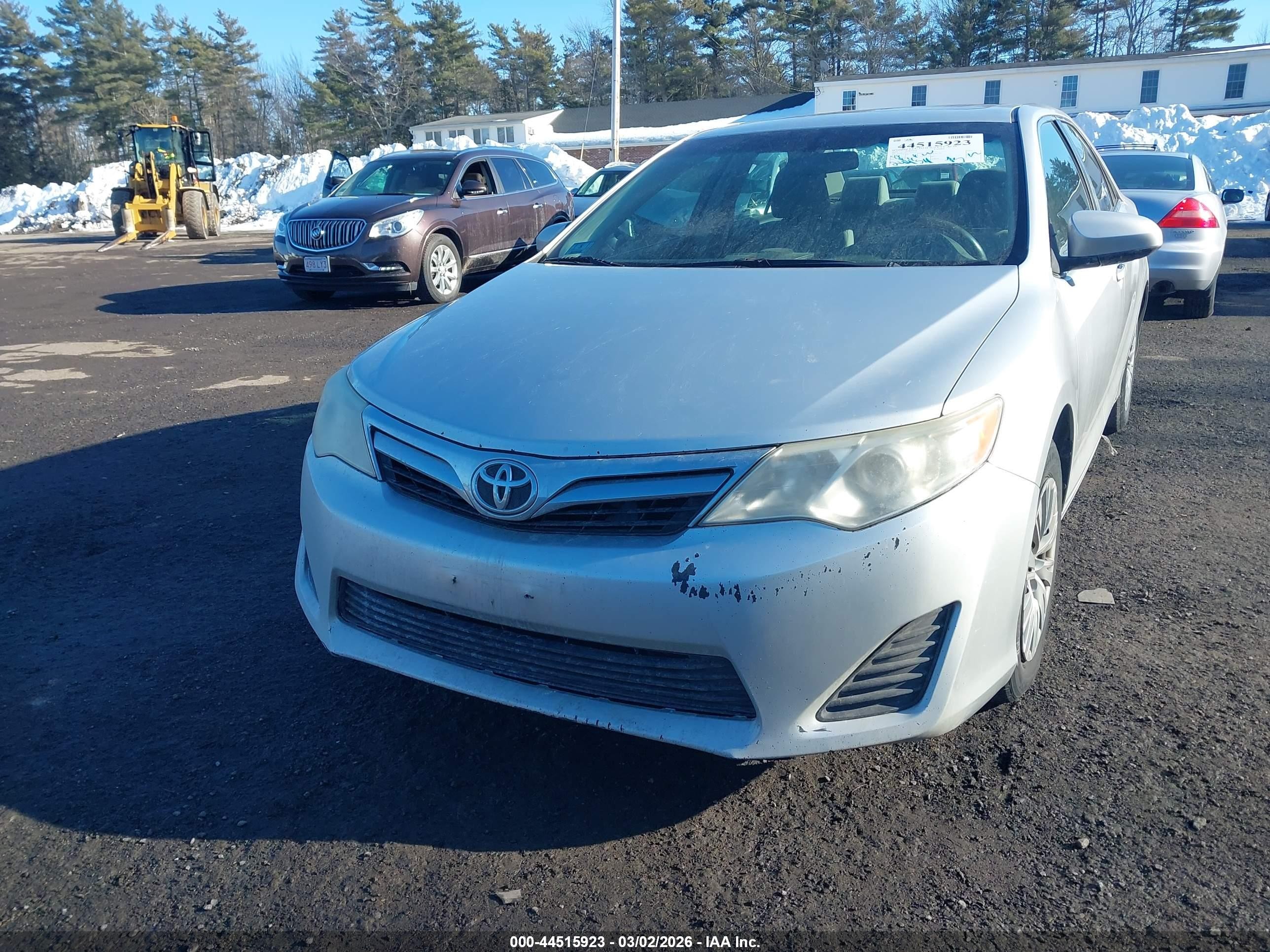 2012 Toyota Camry Le Silver vin: 4T1BF1FK2CU171749
