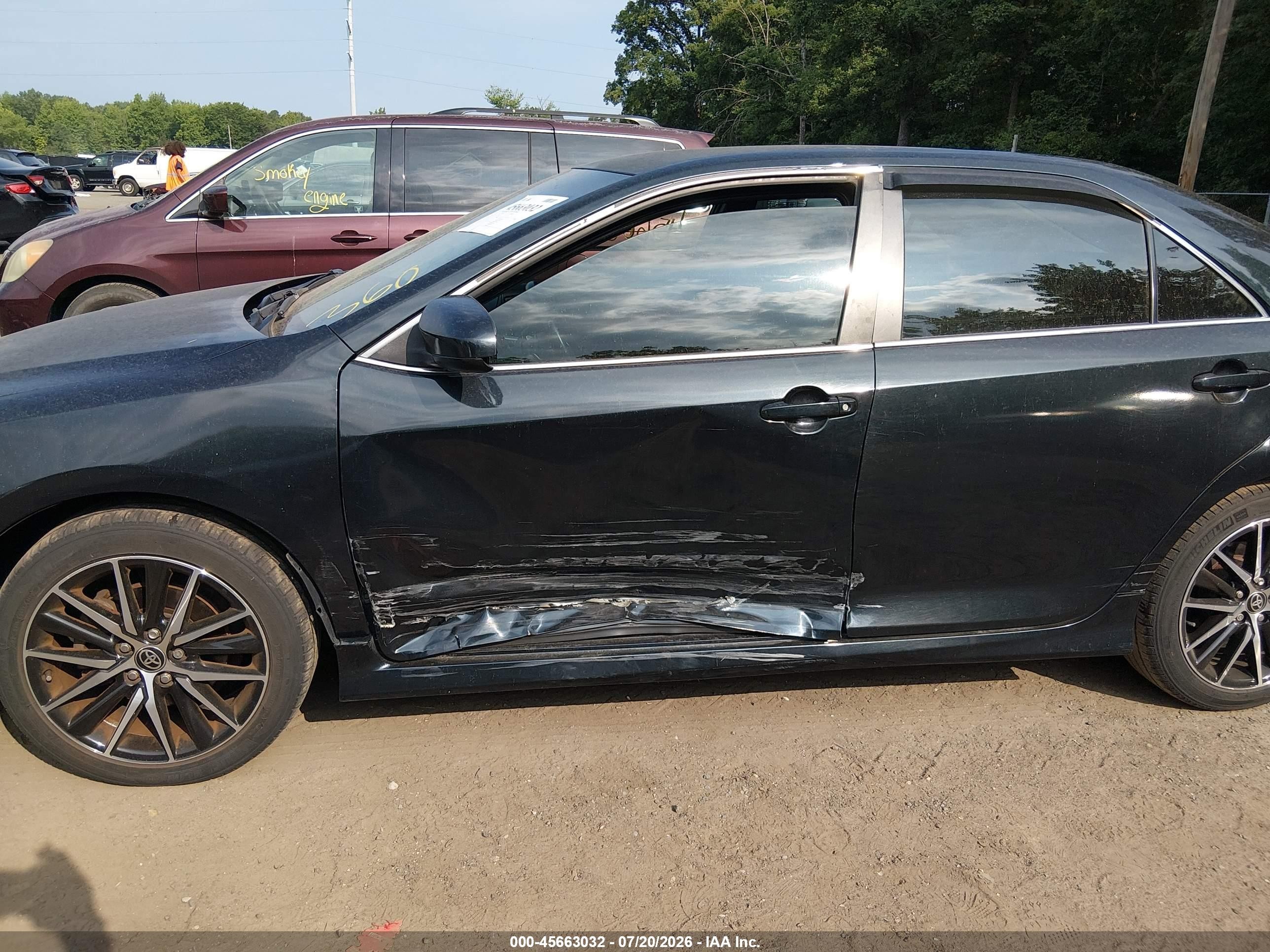 2012 Toyota Camry Se Black vin: 4T1BF1FK2CU177857