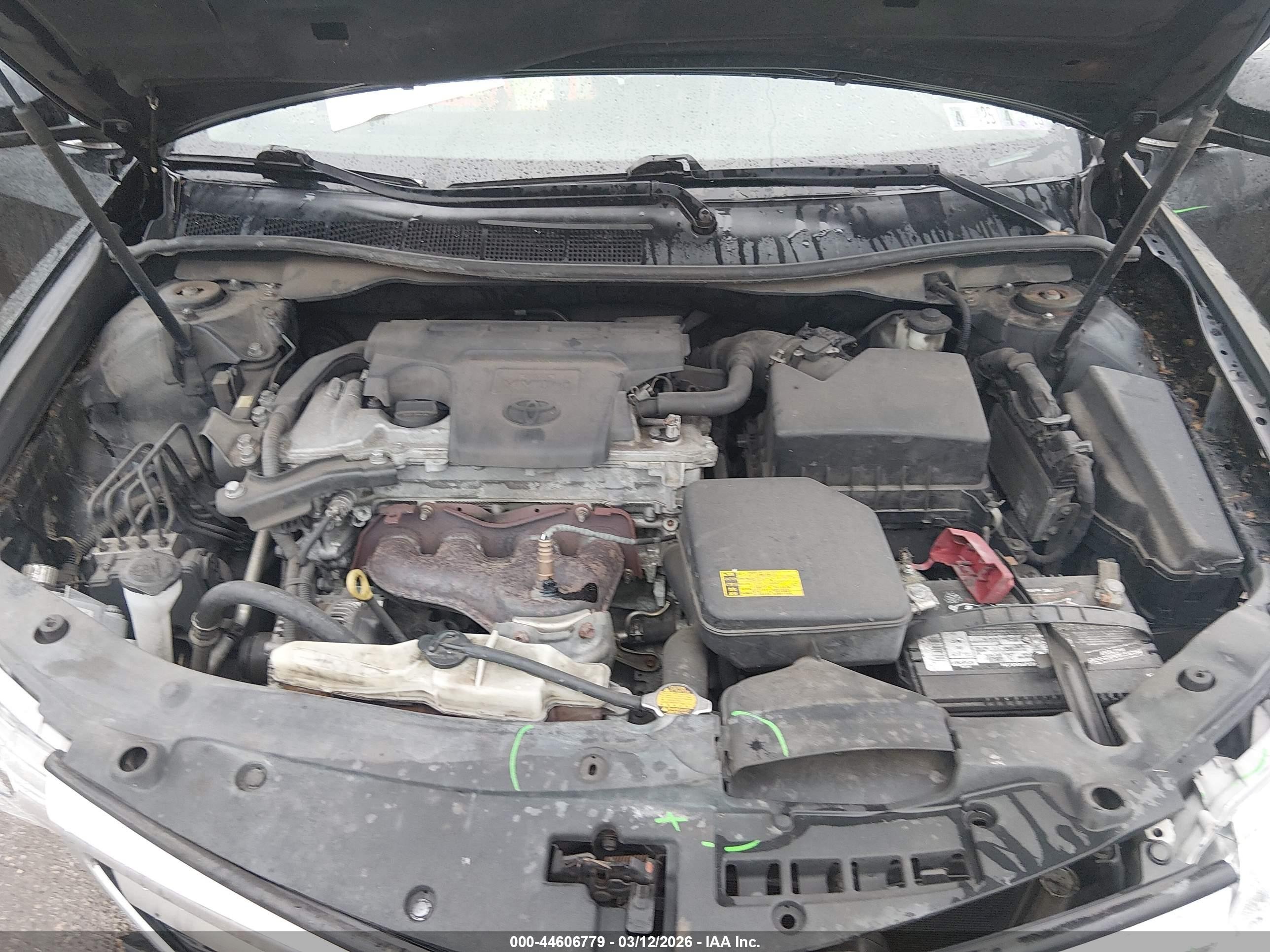 2012 Toyota Camry Le Black vin: 4T1BF1FK2CU518903
