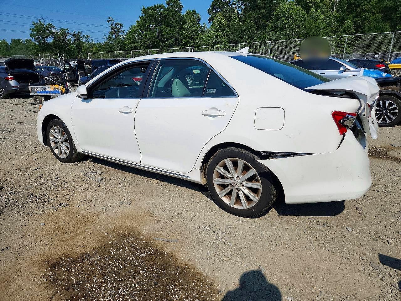2012 Toyota Camry Xle White vin: 4T1BF1FK2CU530081