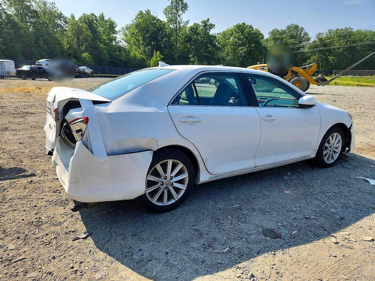 2012 Toyota Camry Xle White vin: 4T1BF1FK2CU530081