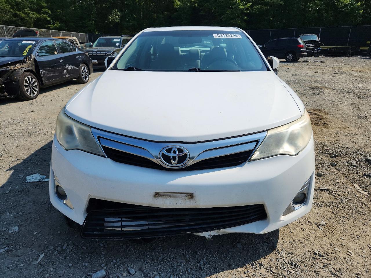 2012 Toyota Camry Xle White vin: 4T1BF1FK2CU530081
