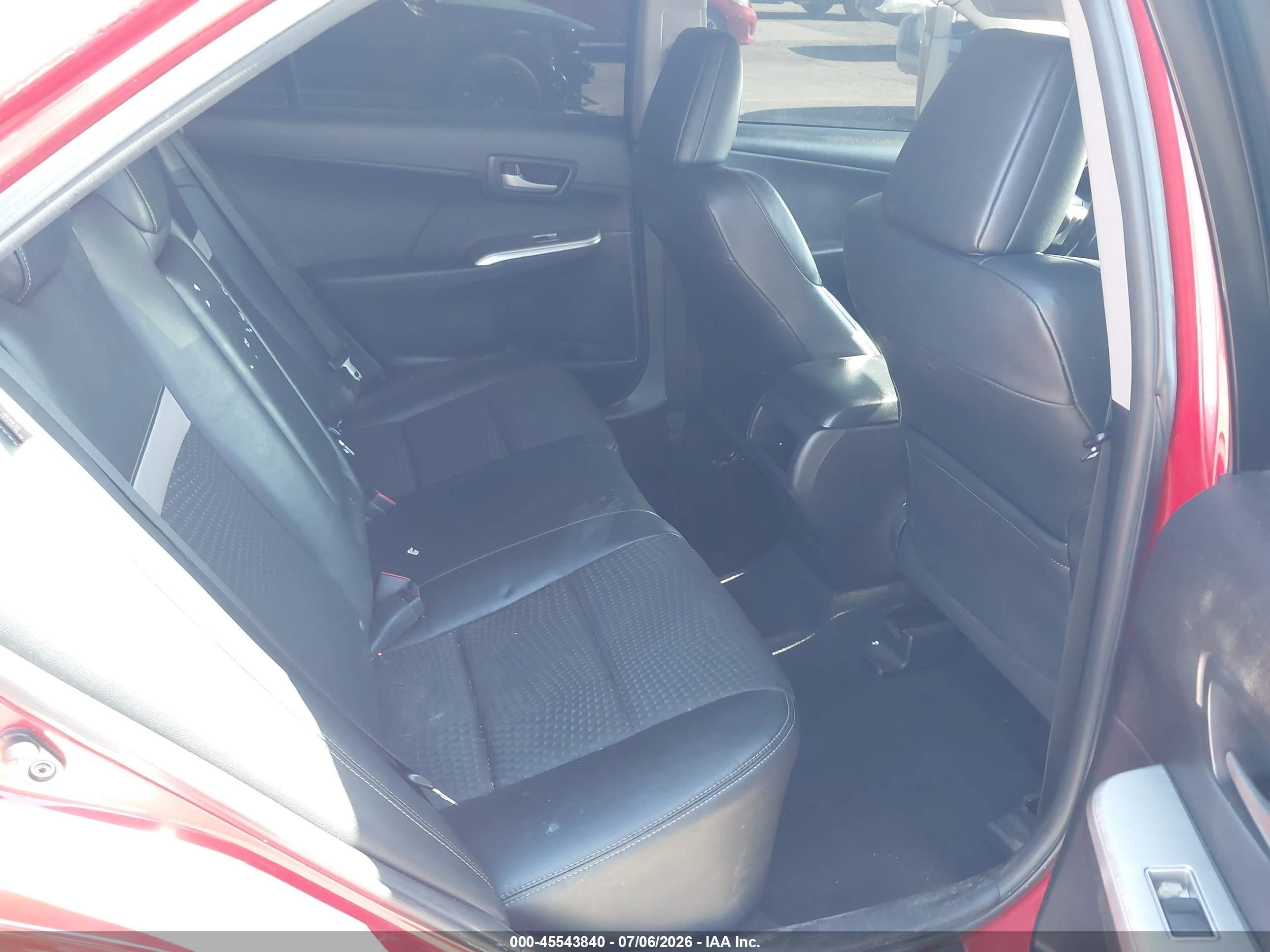 2012 Toyota Camry Se Red vin: 4T1BF1FK2CU533613