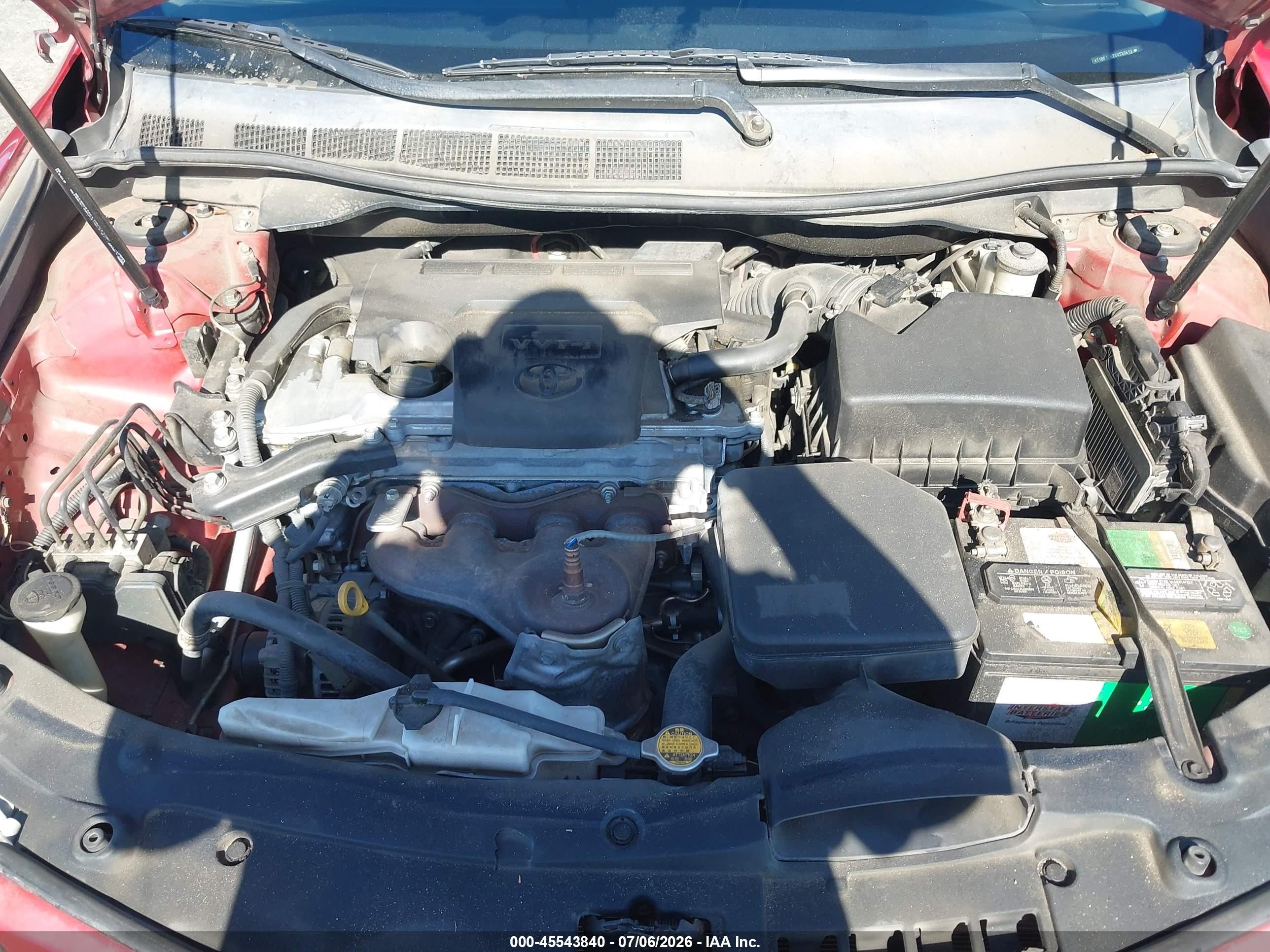 2012 Toyota Camry Se Red vin: 4T1BF1FK2CU533613
