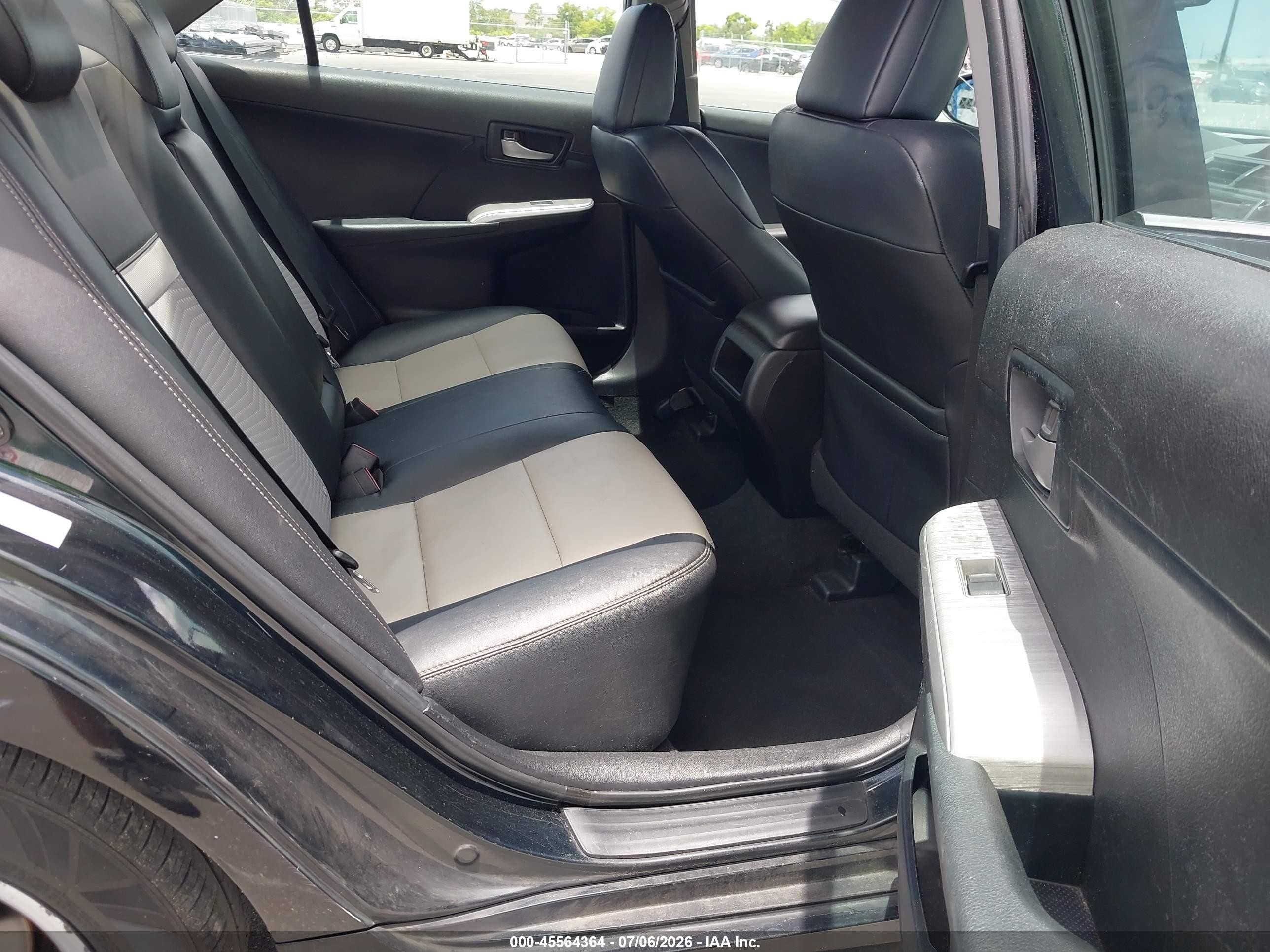 2012 Toyota Camry Se Black vin: 4T1BF1FK2CU533708