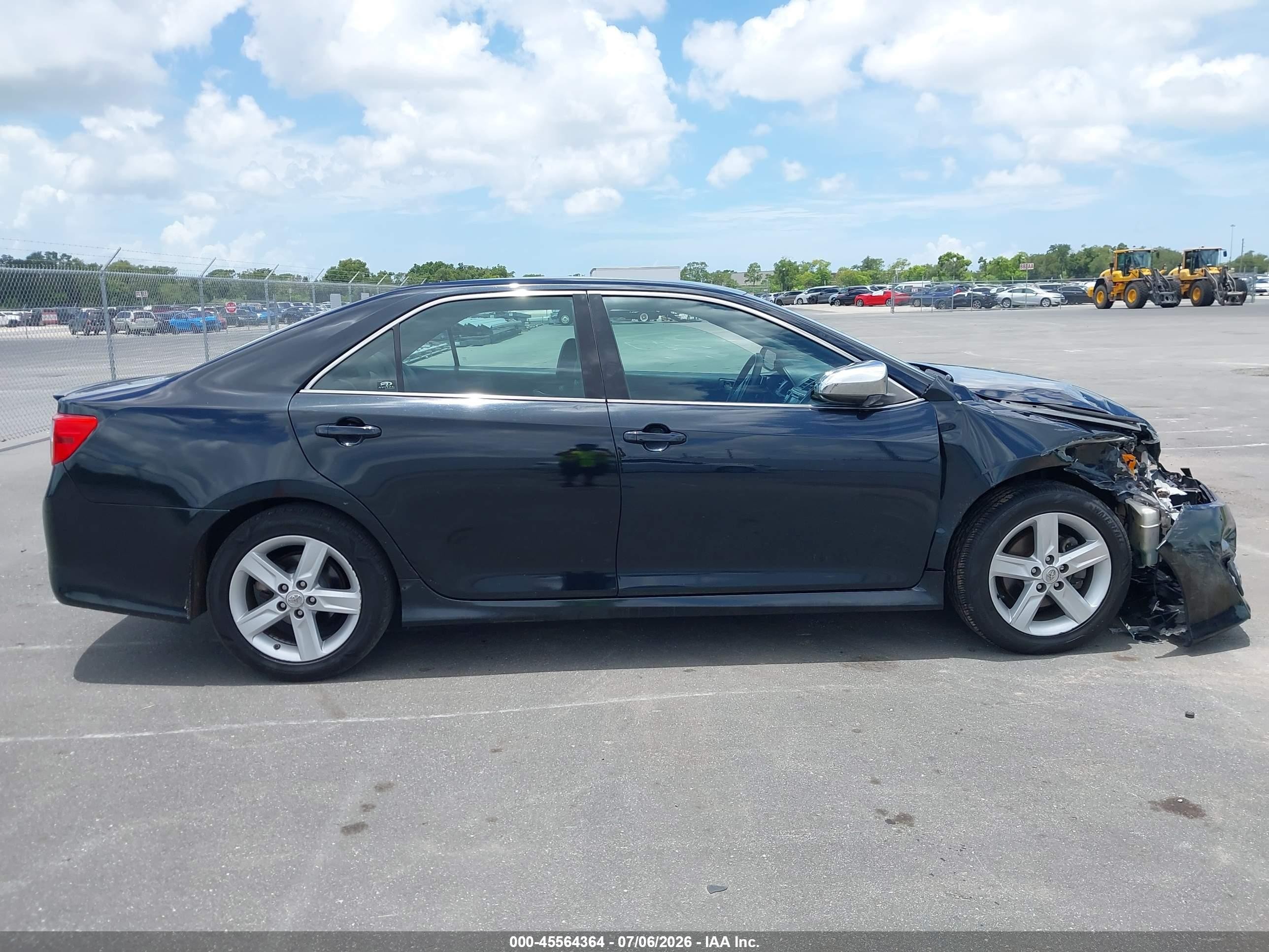 2012 Toyota Camry Se Black vin: 4T1BF1FK2CU533708